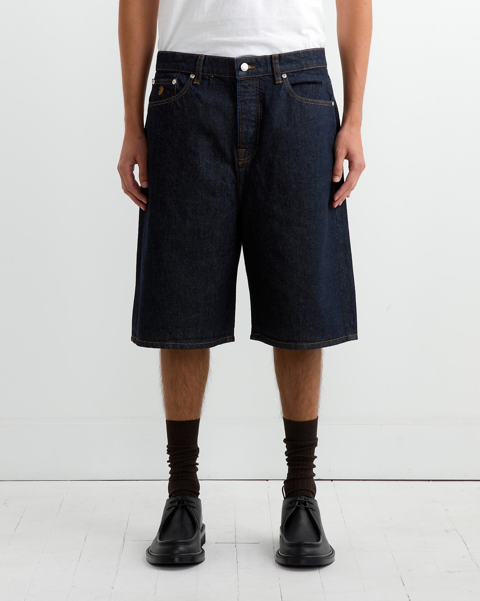 Stussy Big Ol' Denim Short Rinsed Indigo - Rinsed Indigo / 32 (260769)