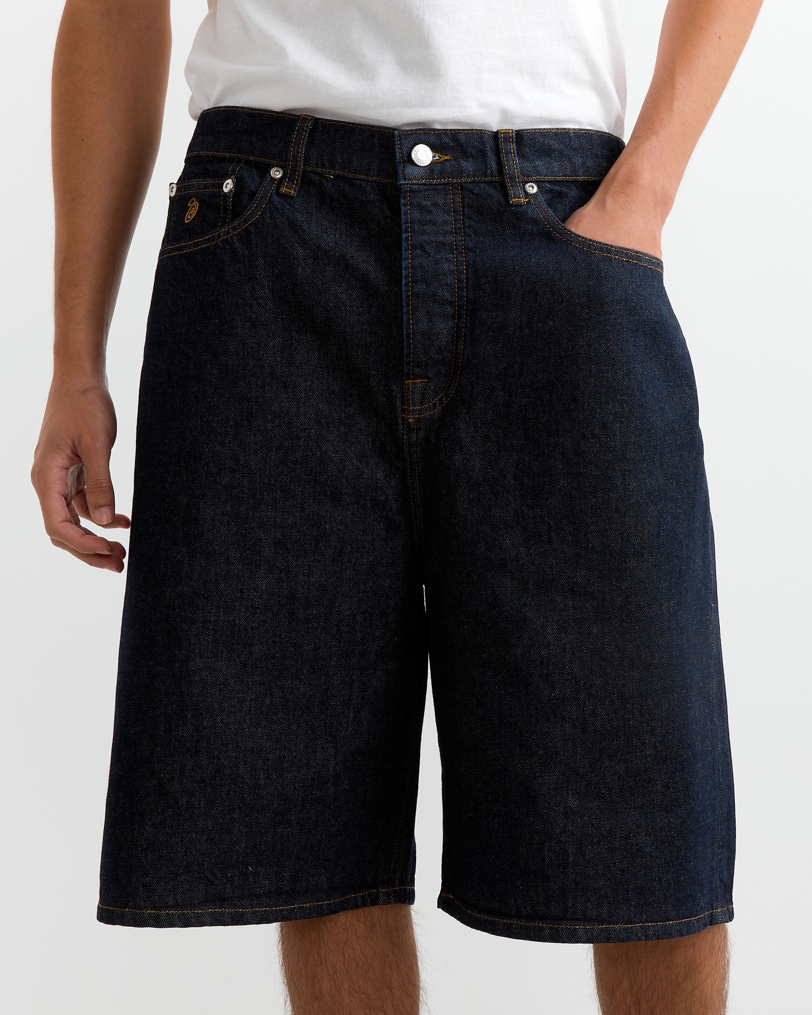 Stussy Big Ol' Denim Short Rinsed Indigo - Rinsed Indigo / 32 (260769)