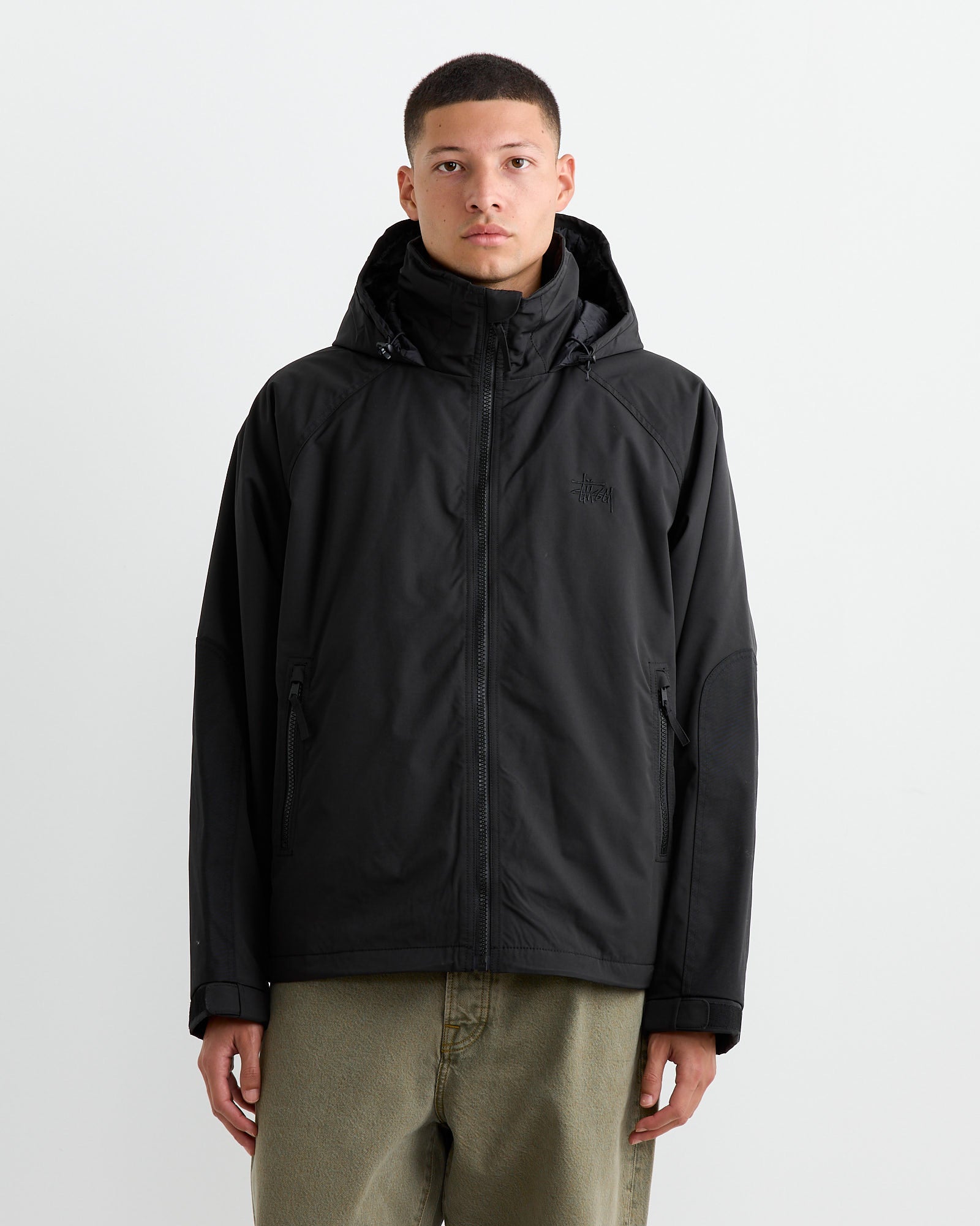 Stussy Short Military Parka Black - Black / L (260786)