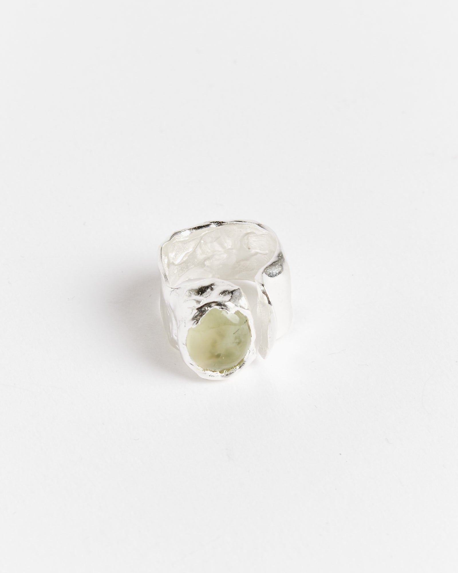 Simuero Uva Ring SS/Green Clean Prehnite - SS/Green Clean Prehnite / 6.5 (260829)