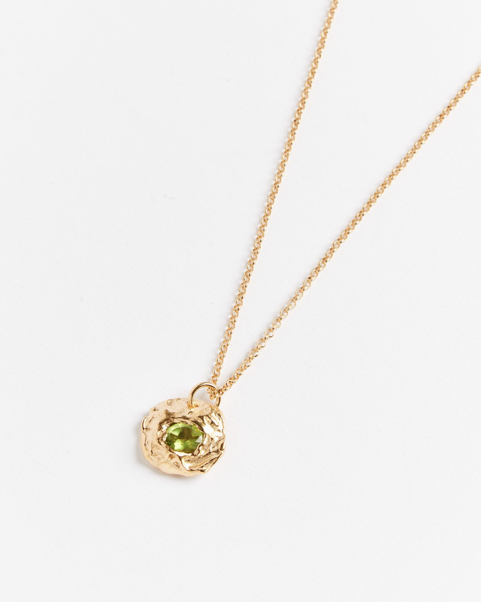 Simuero Illetes Necklace - Gold Plated/Green Peridot - OS - Default Title (260837)