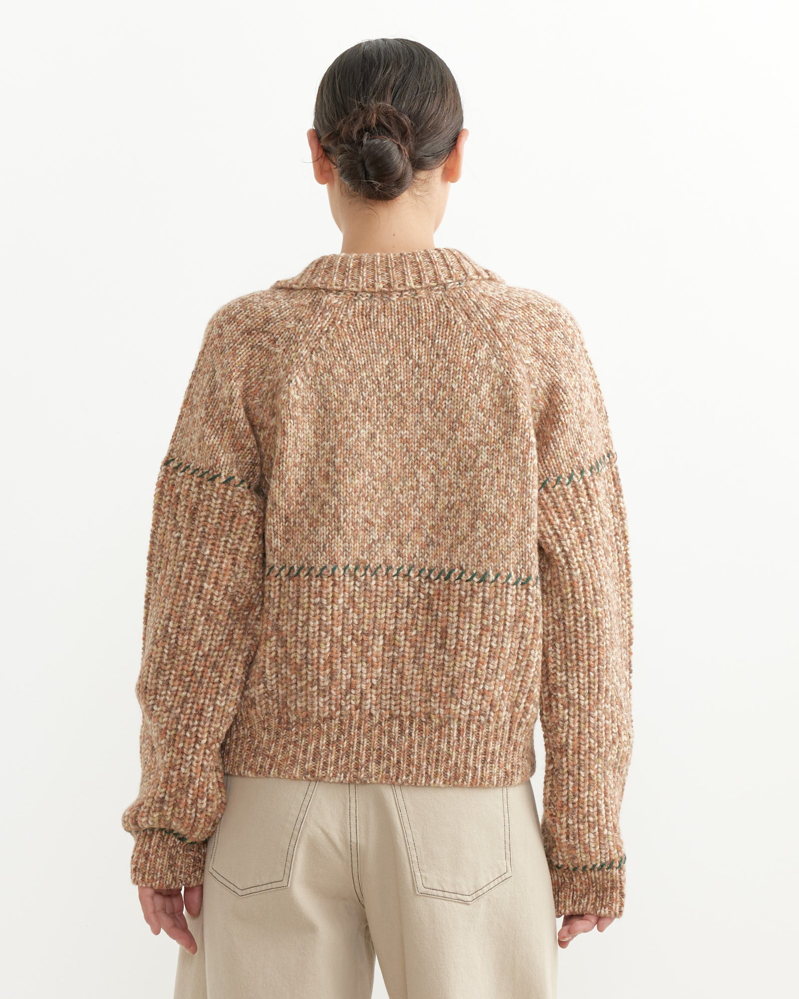 Henrik Vibskov Stitch Cardigan Fall Mix - Fall Mix / XS (260940)