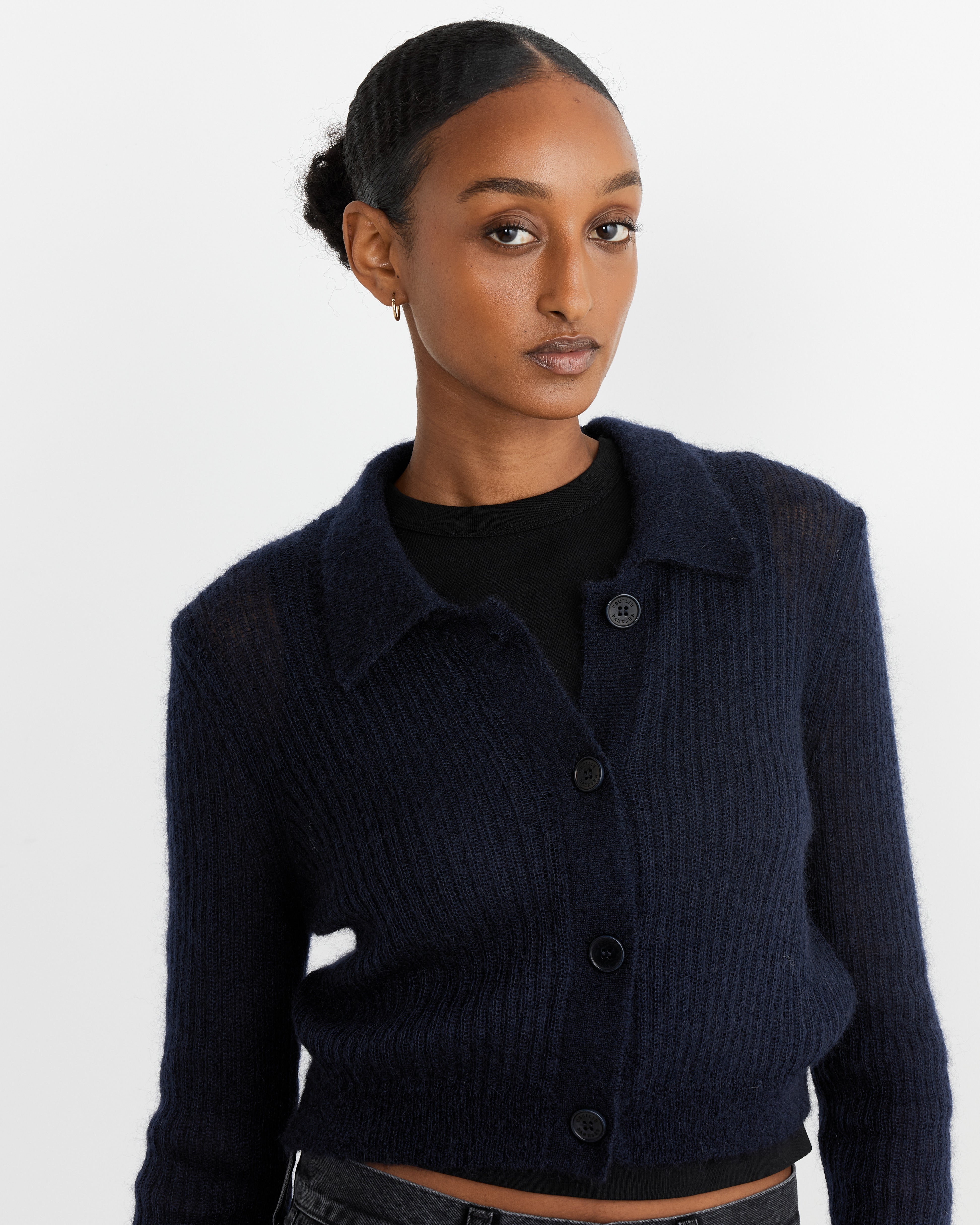 Jacqueline Cardigan in Navy