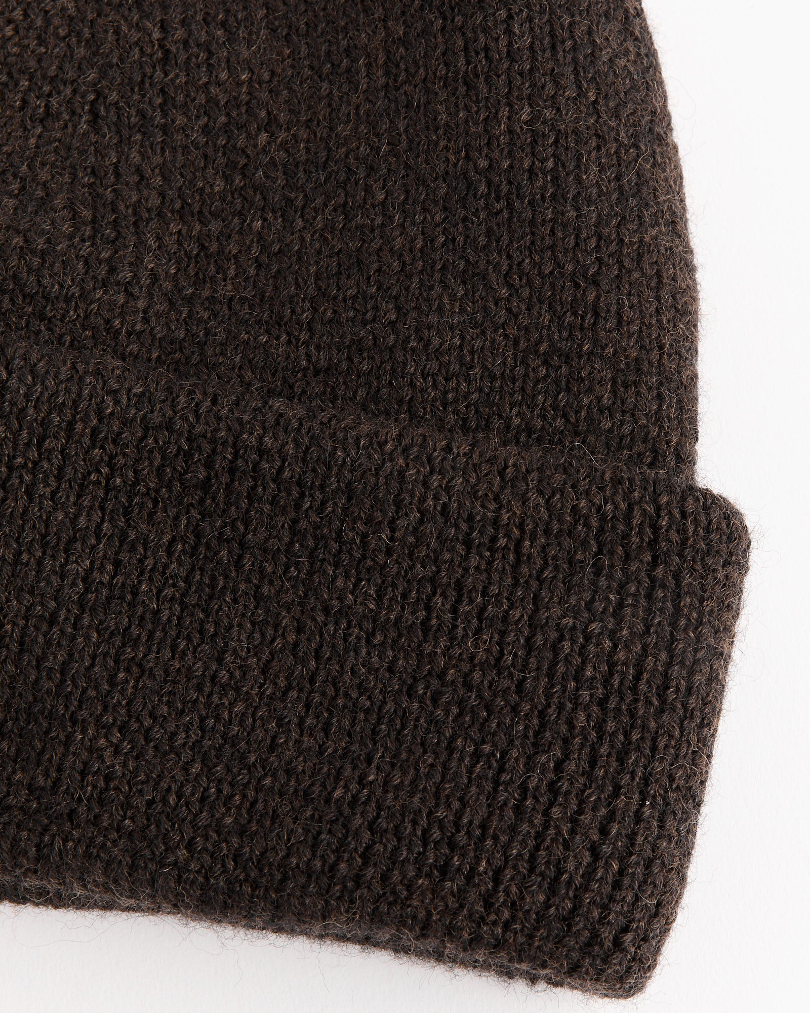 Rustic Merino Hat in University Brown