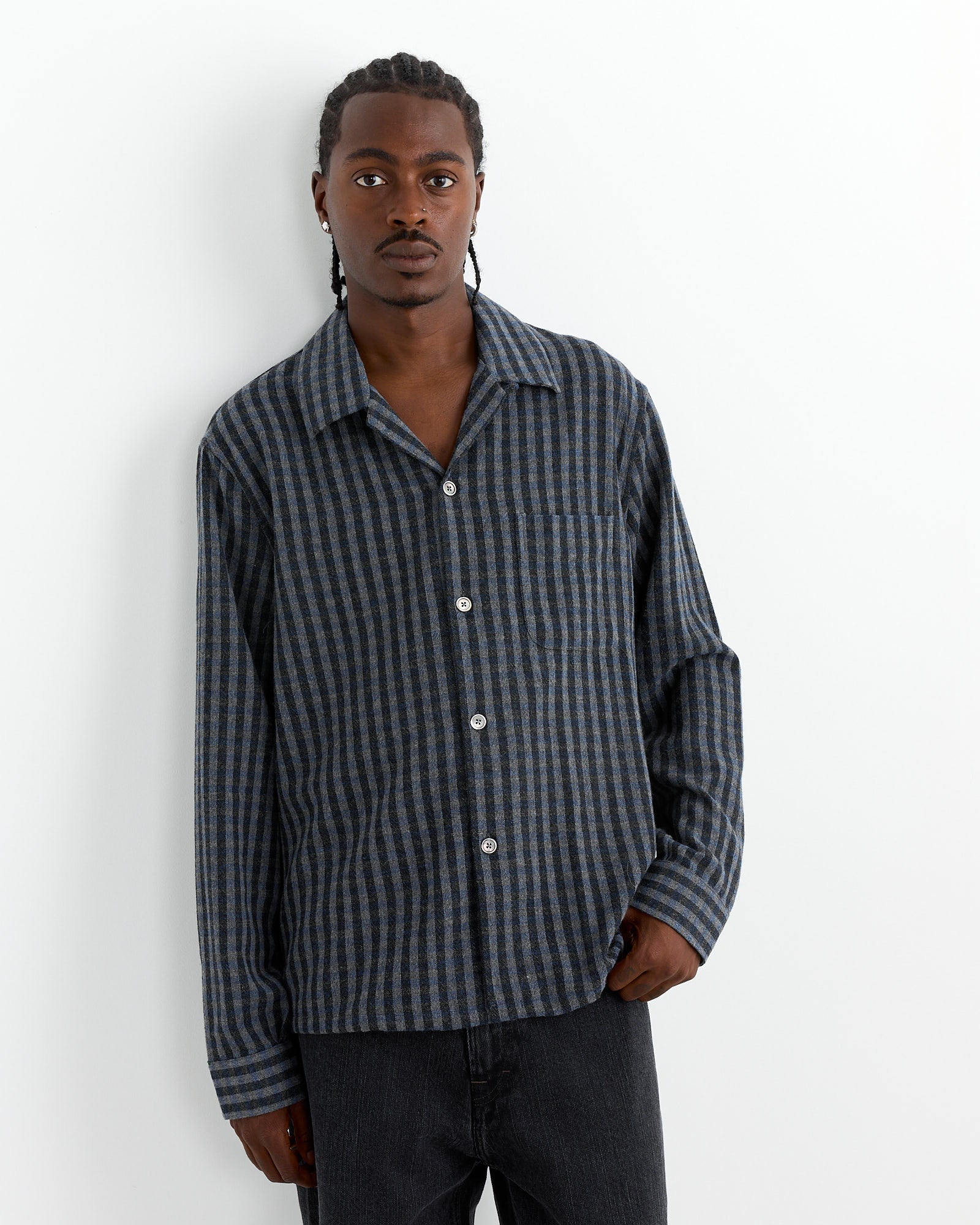 Hausen Shirt in Principal Check Wool