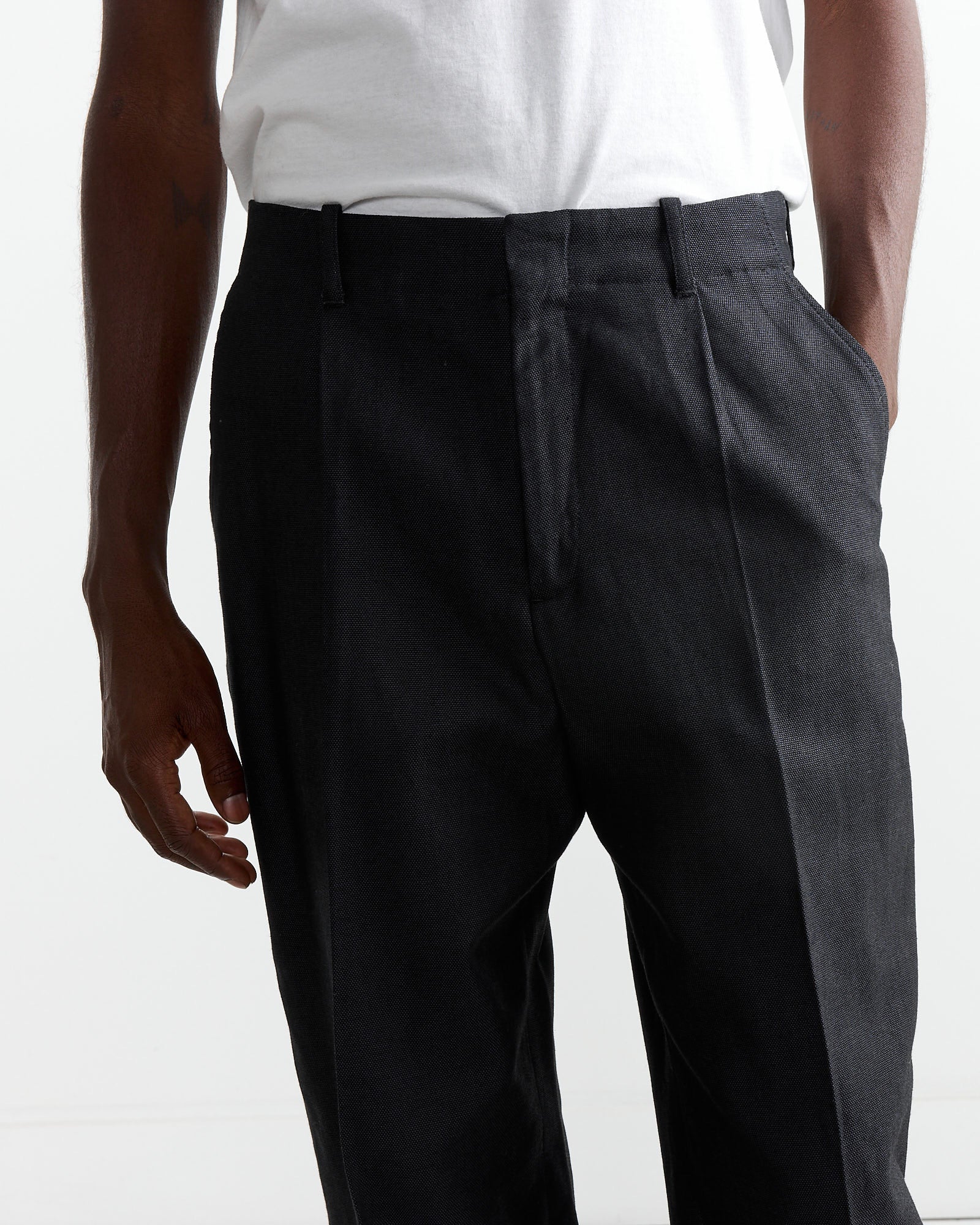 Borrowed Chino in Black