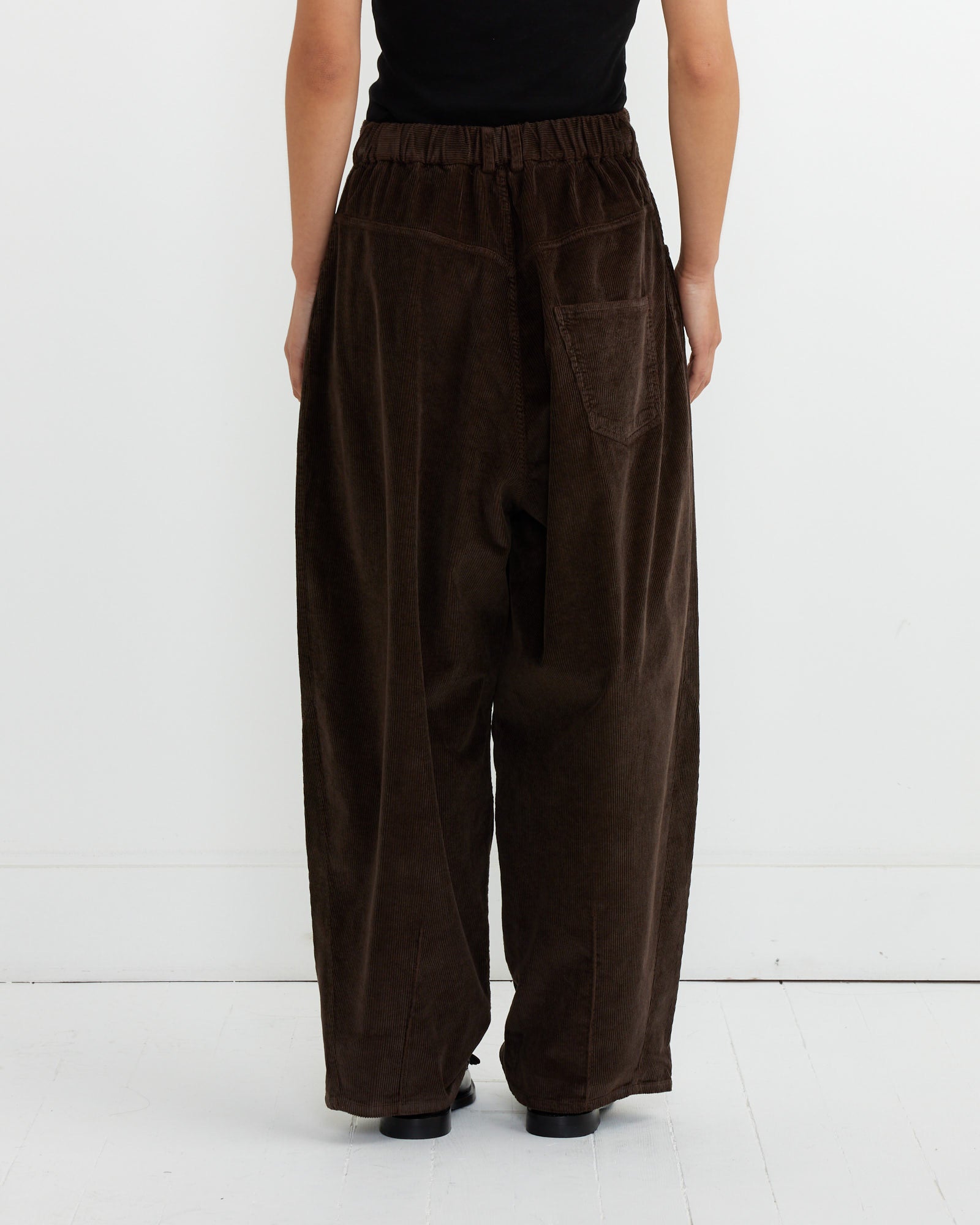 Corduroy Baggy Pant in Brown