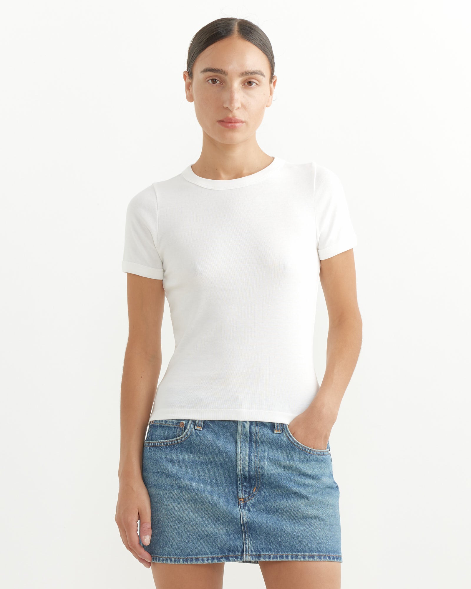 FLORE FLORE Car Tee White - White / XS (261388)