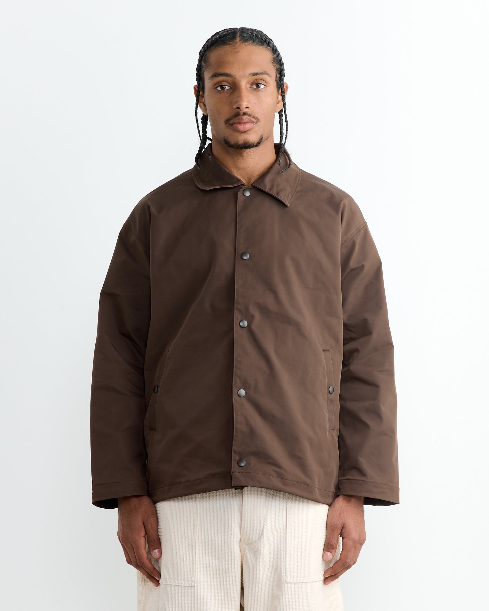 Jackman OX Coach Jacket Brown - Brown / L (261410)