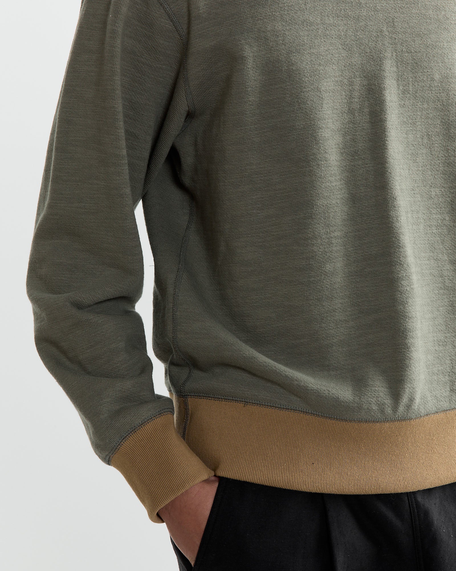 Jackman GG Sweat Crewneck Olive/Ocher - Olive/Ocher / L (261425)