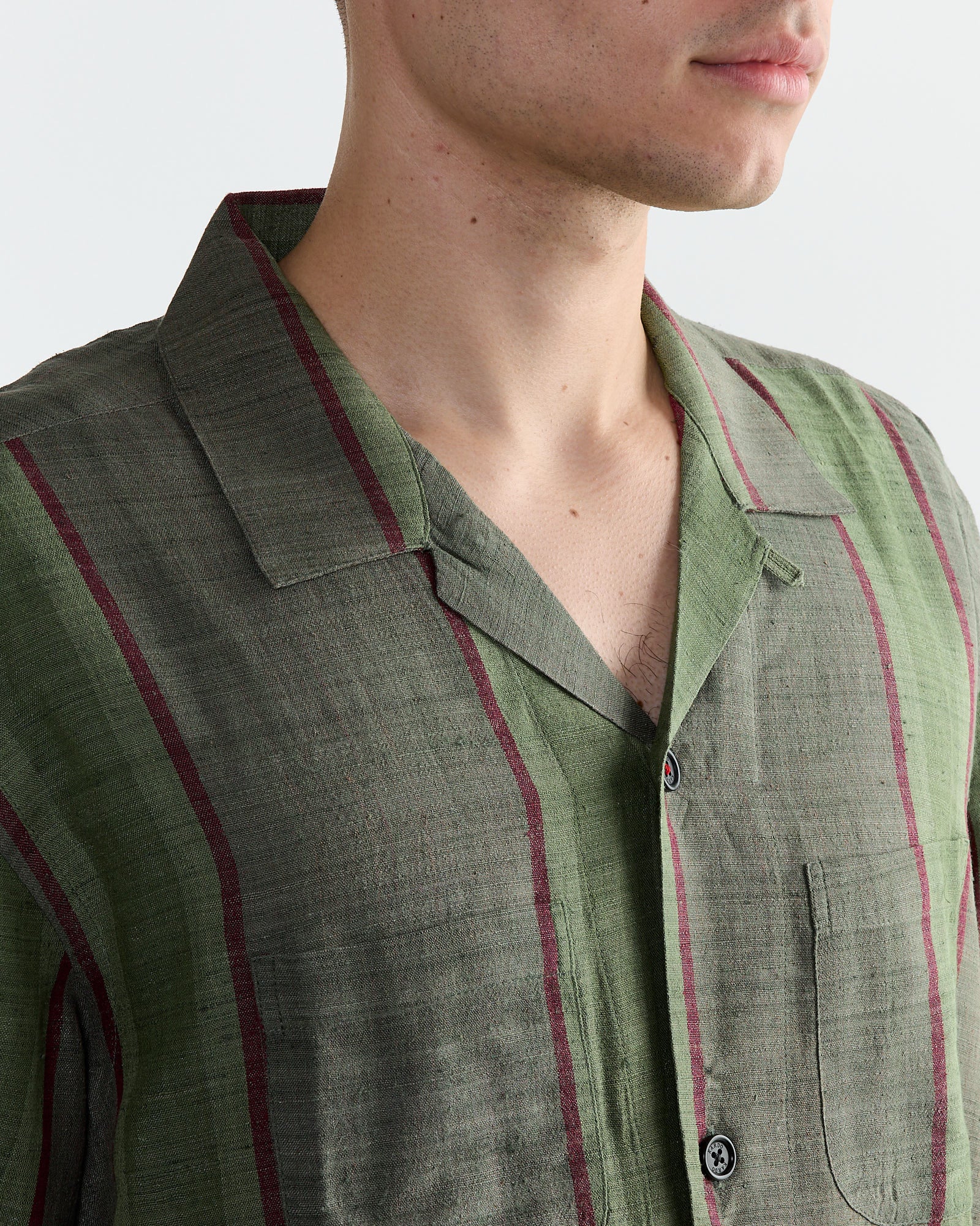 Pedro Shirt in Moss Green