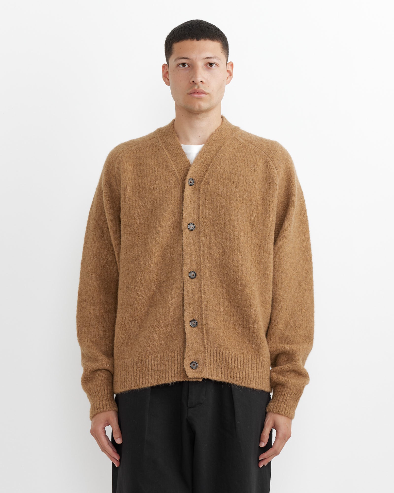 Universal Works Dave Cardigan Sand - Sand / L (261564)