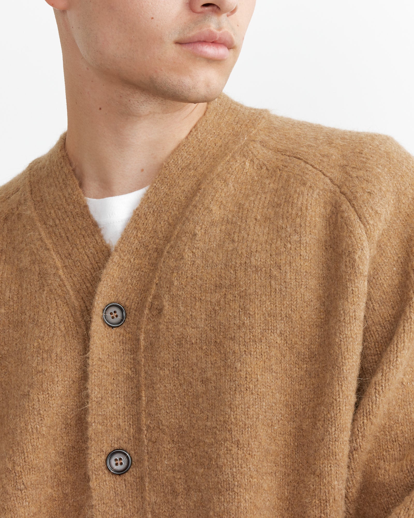 Universal Works Dave Cardigan Sand - Sand / L (261564)