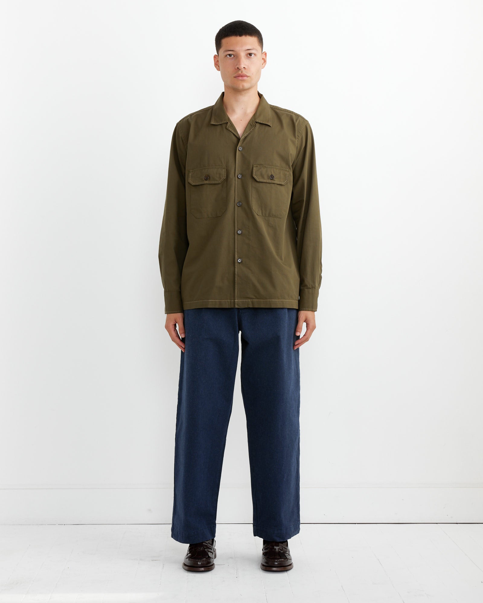 Utility Shirt in Olive