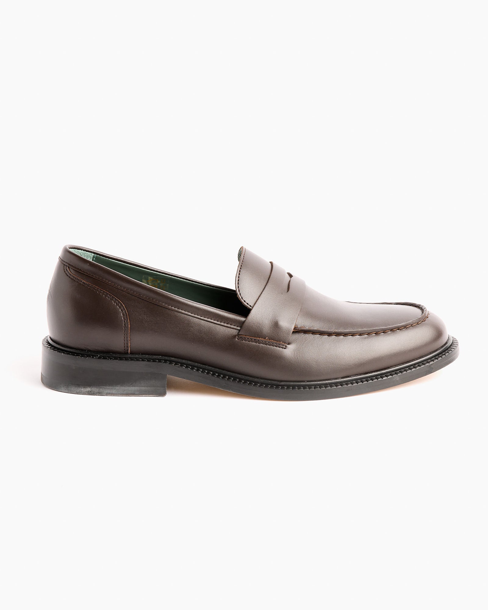 Vinny's Townee Penny Loafer Dark Brown - Dark Brown / 43 (261685)