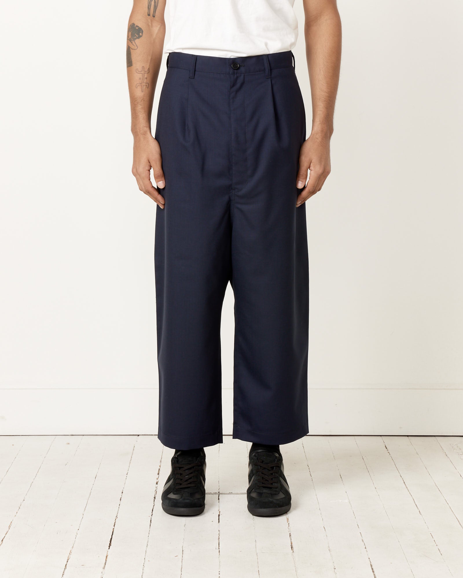 Comme Des Garçons P012 Pant Dark Navy - Dark Navy / M (261845)