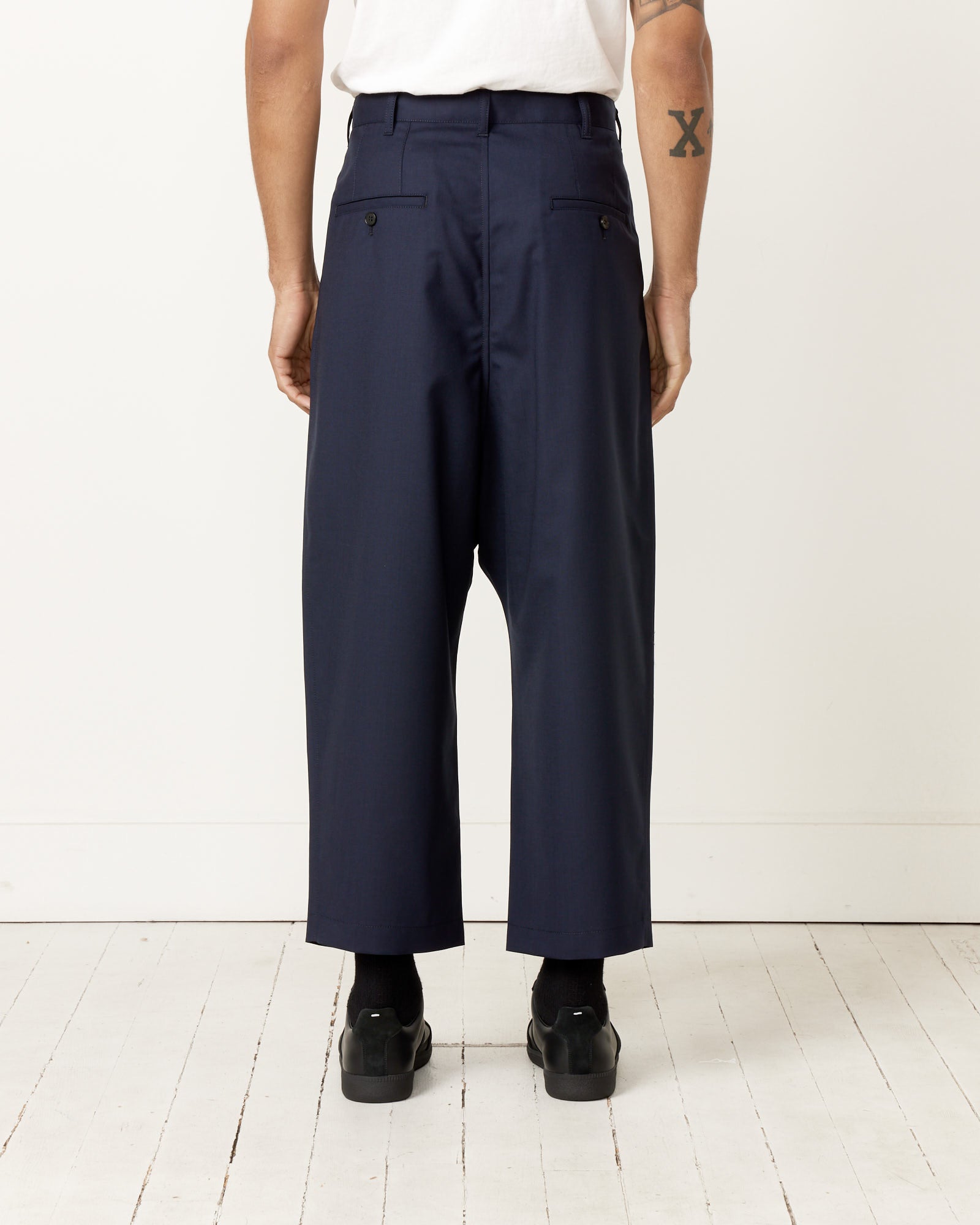 Comme Des Garçons P012 Pant Dark Navy - Dark Navy / M (261845)