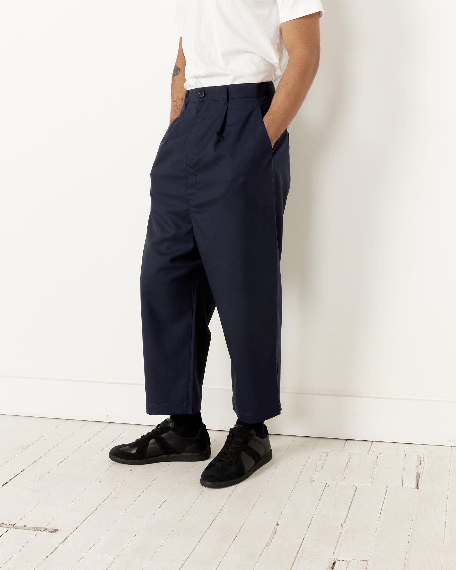 Comme Des Garçons P012 Pant Dark Navy - Dark Navy / M (261845)