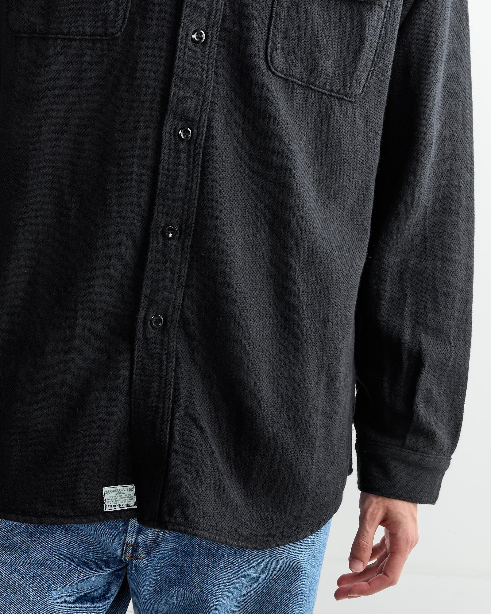 Orslow Vintage Fit Flannel Shirt Black - Black / 3 (261868)