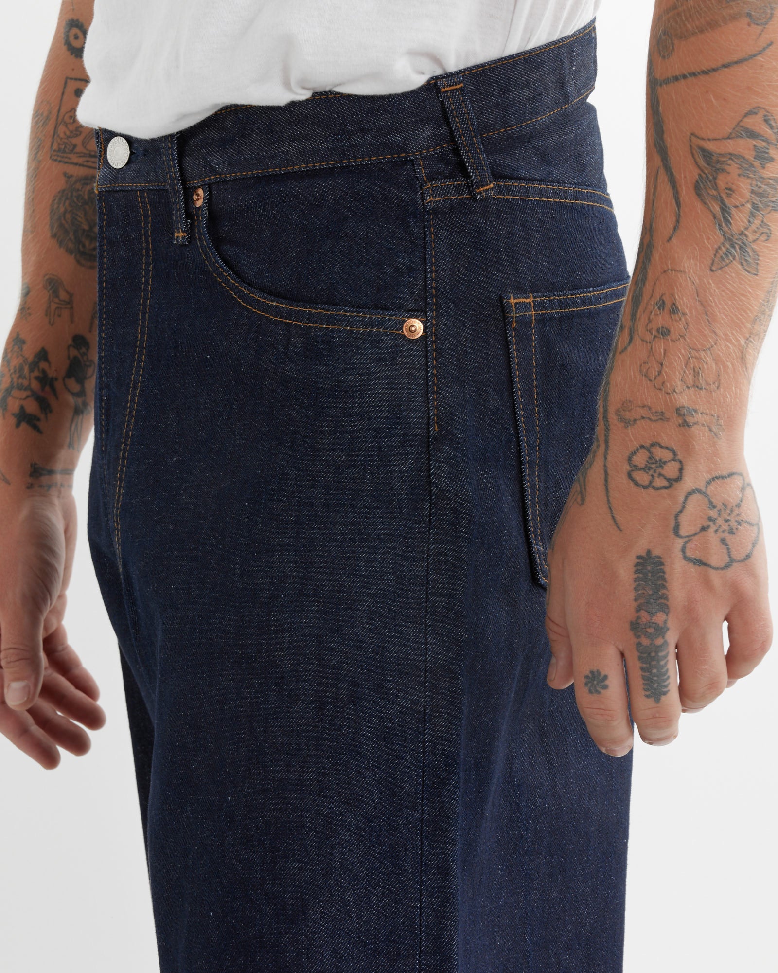 Super Dad's Denim Pant in One Wash