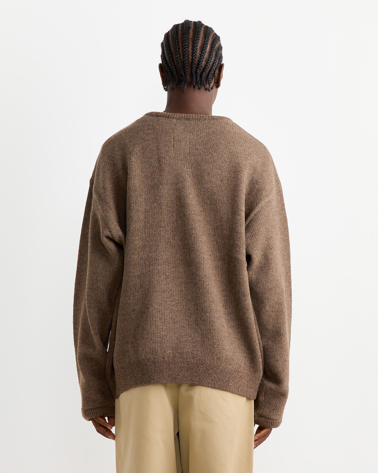 Nanamica Kodenshi Sweater Mocha - Mocha / M (261908)