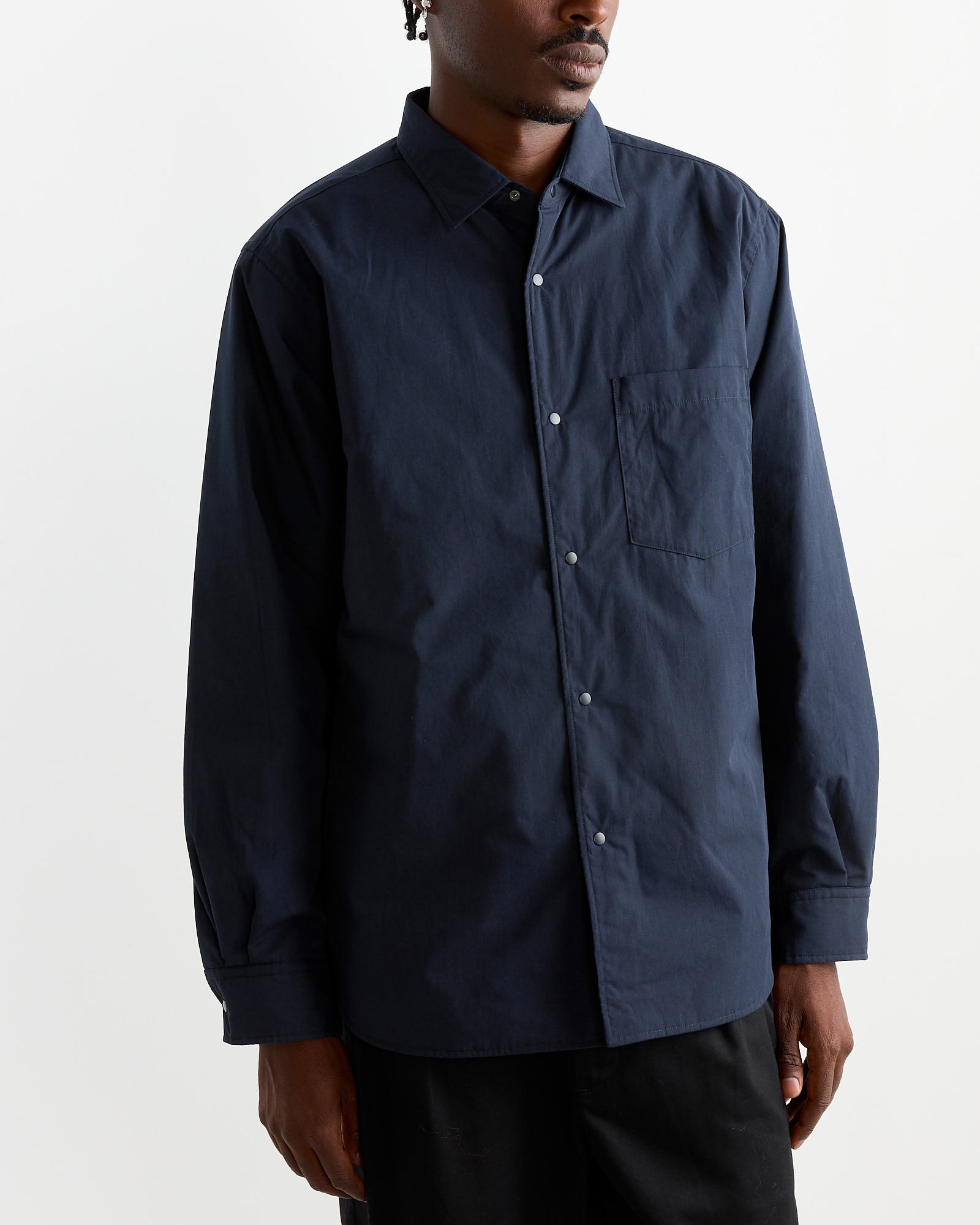 Nanamica Insulation Shirt Jacket Dark Navy - Dark Navy / M (261930)