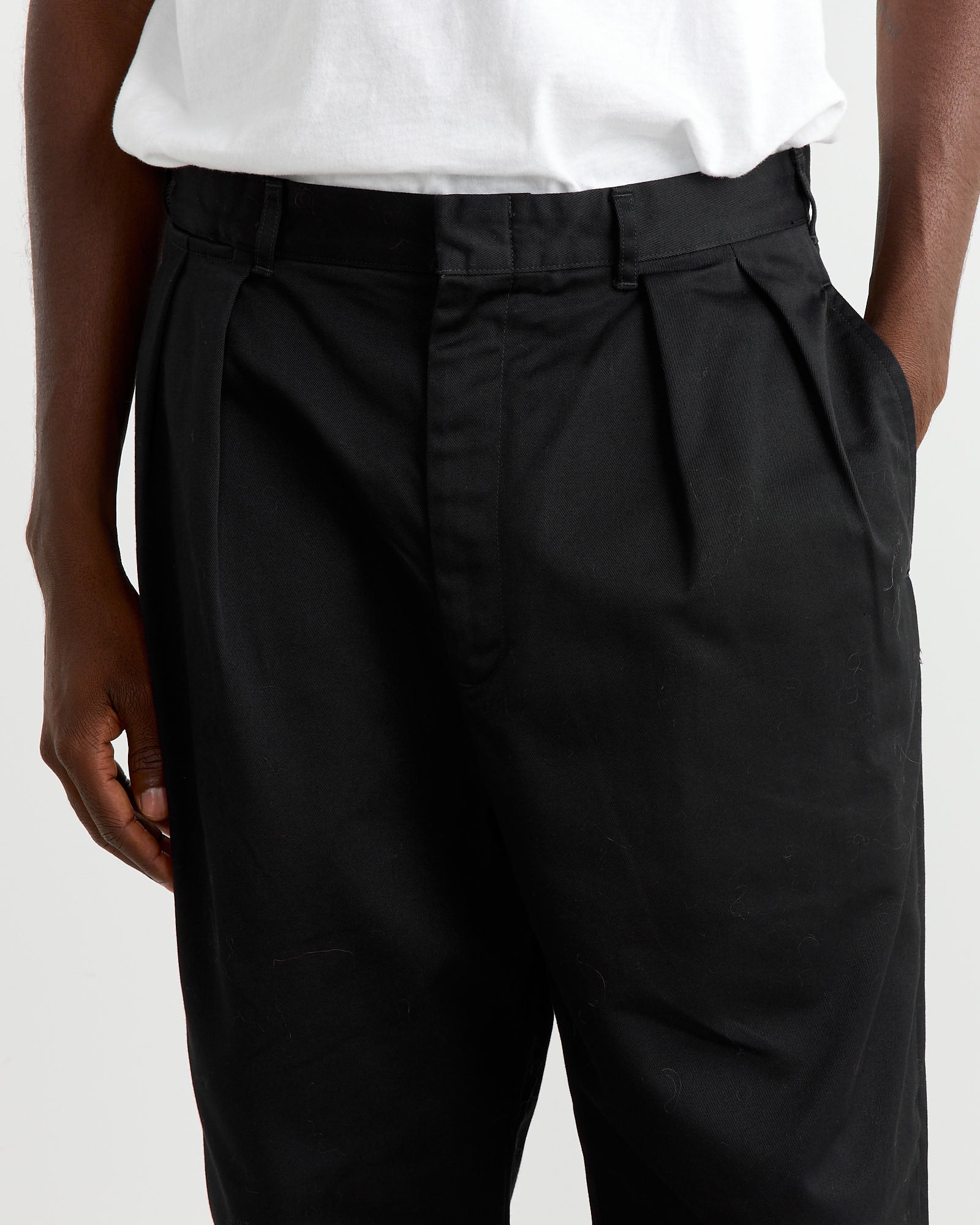 Nanamica Double Pleat Chino Pant Black - Black / 32 (261944)