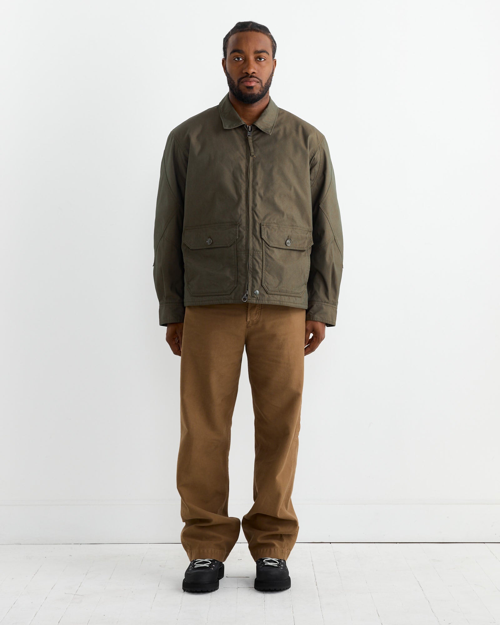 Engineered Garments GB Jacket Olive - Olive / M (261981)