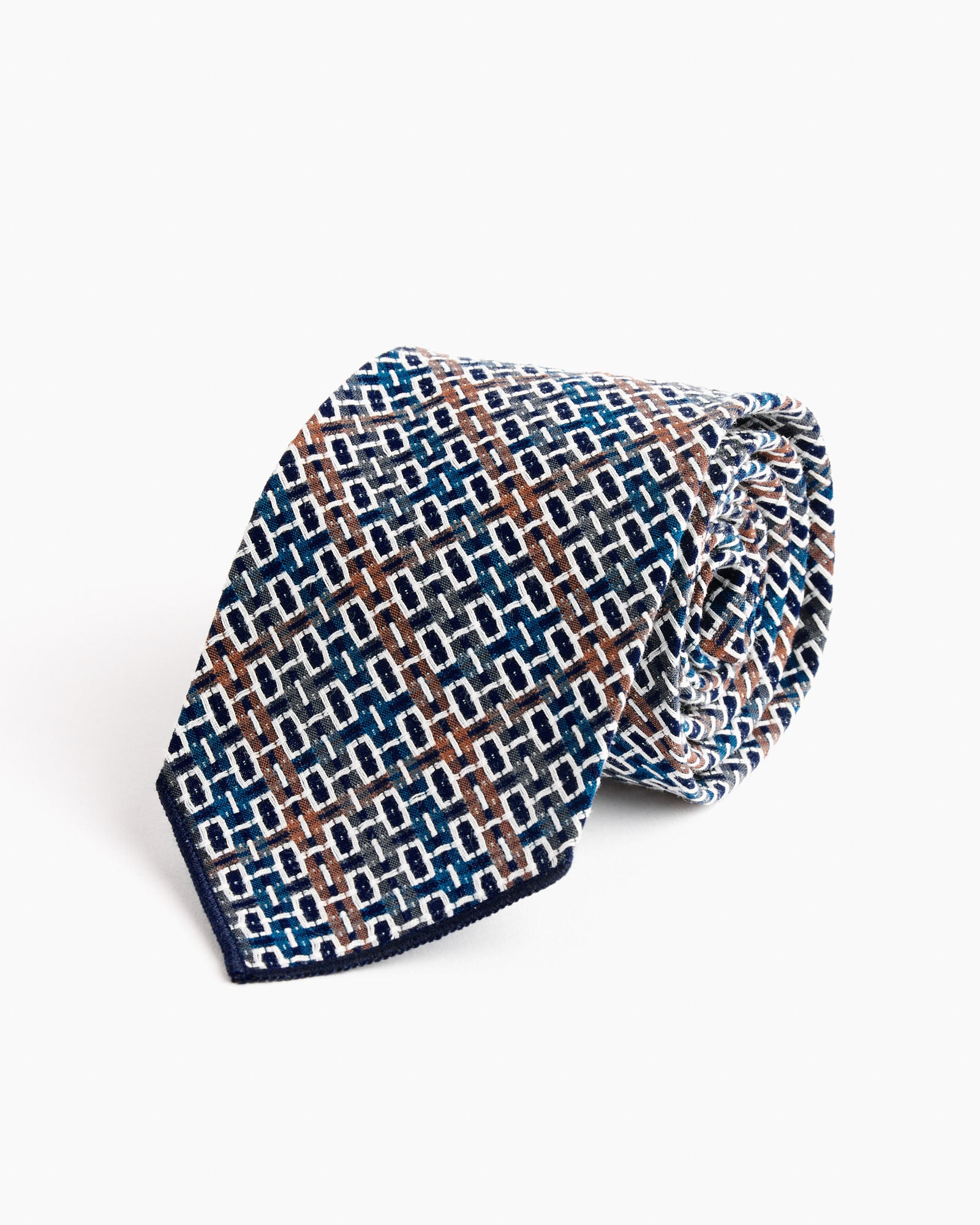 Engineered Garments Neck Tie Navy/Brown - Navy/Brown / OS (261984)