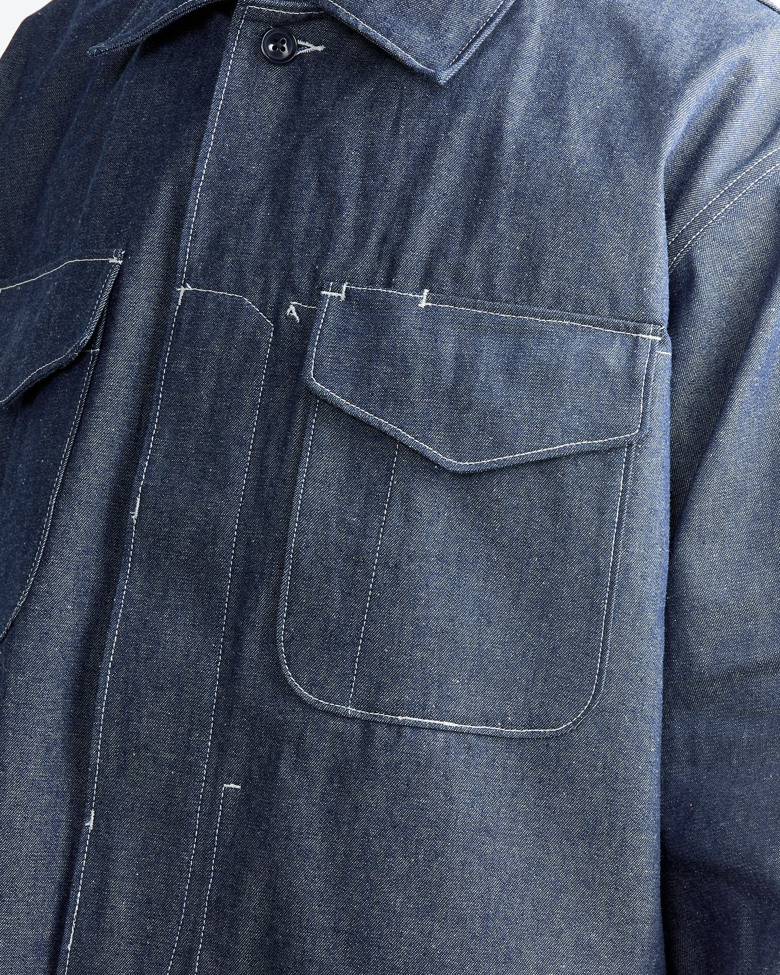 MC Shirt Jacket in Indigo