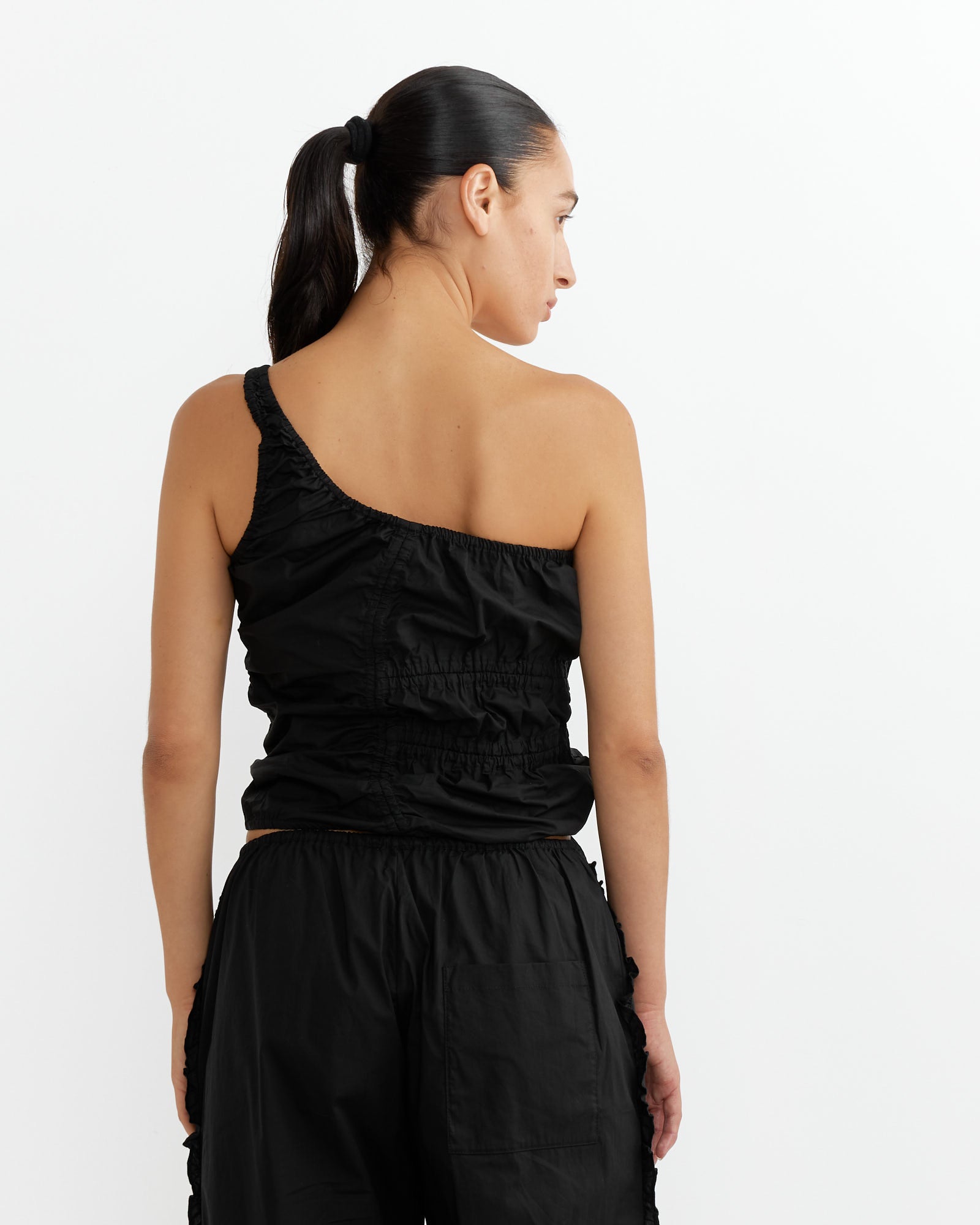 Deiji Studios Scrunchie Top Black - Black / XS (262104)