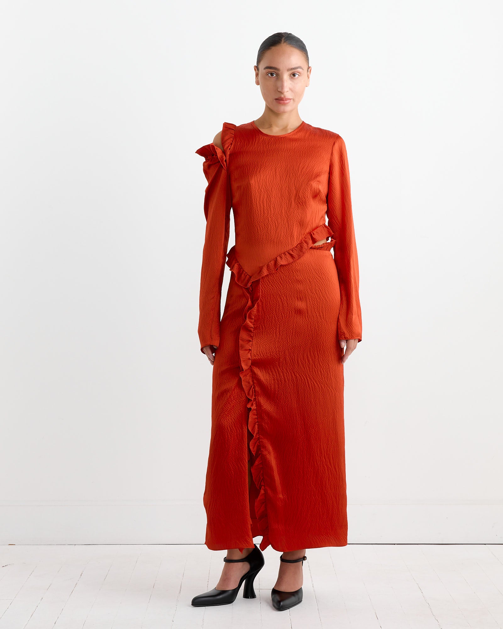 Rachel Comey Fontes Dress Tomato - Tomato / 2 (262228)