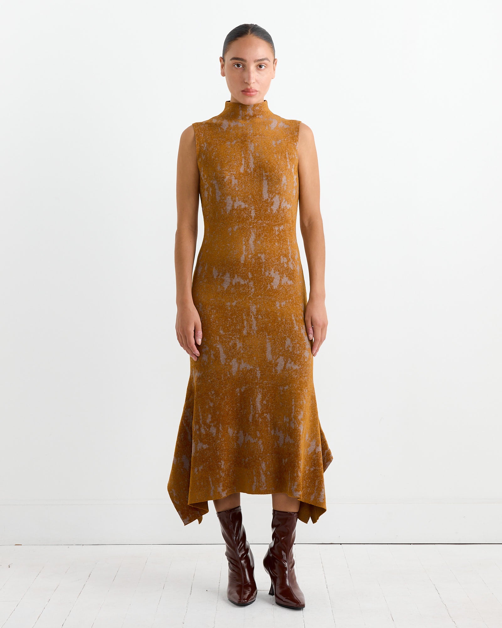 Rachel Comey Pauliina Dress Old Gold - Old Gold / S (262237)