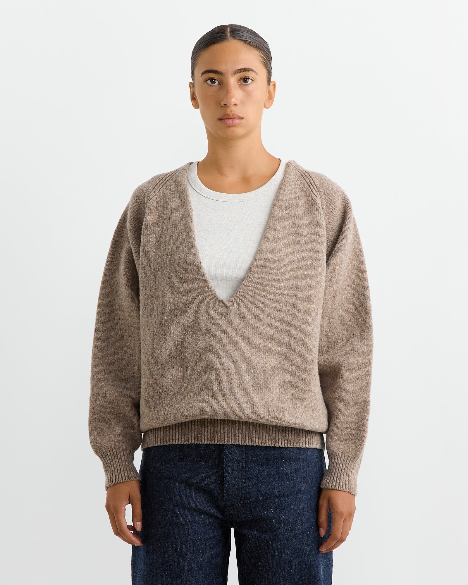 Soar V Neck Pullover in Alassio