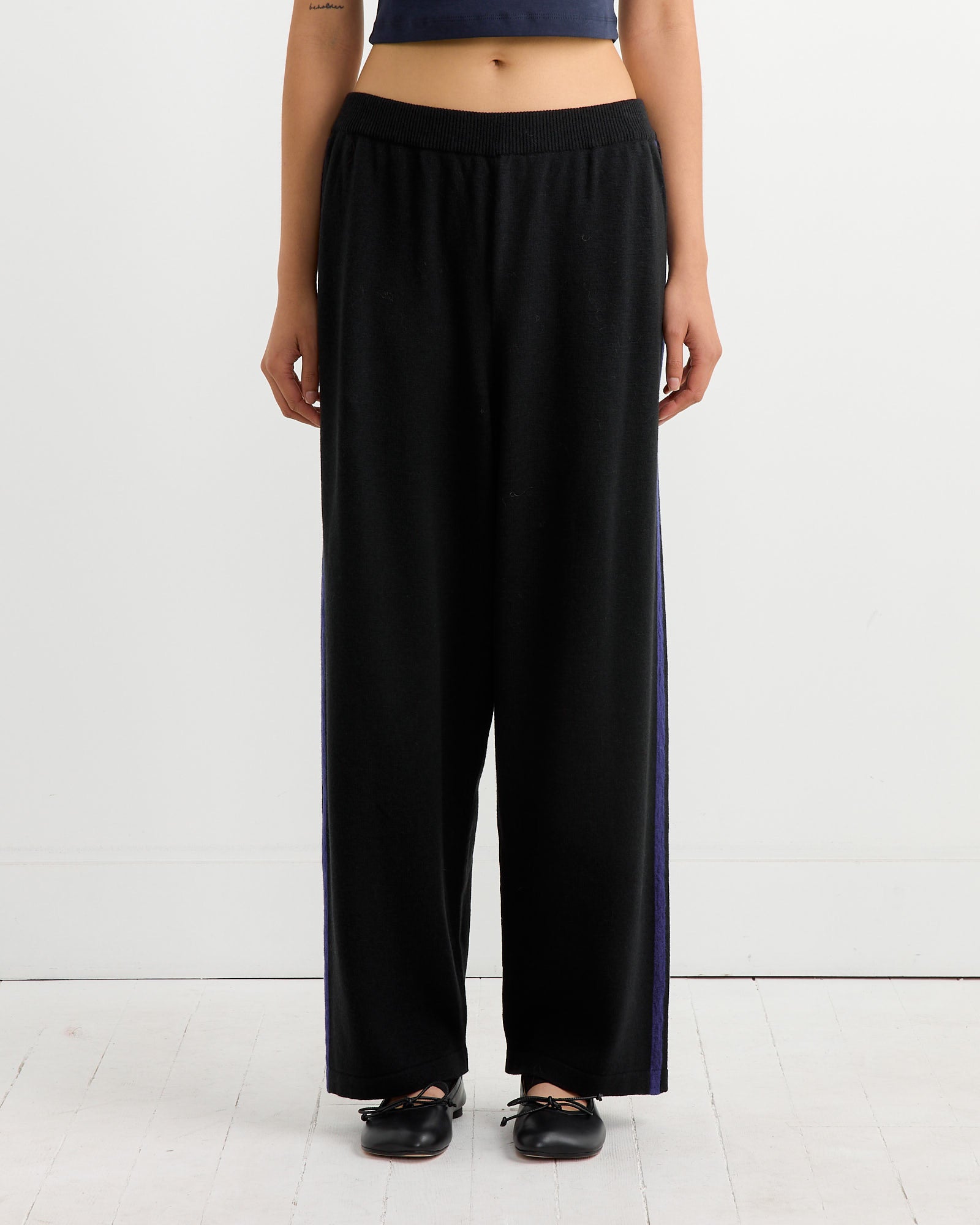 Merino Wool Pant in Black