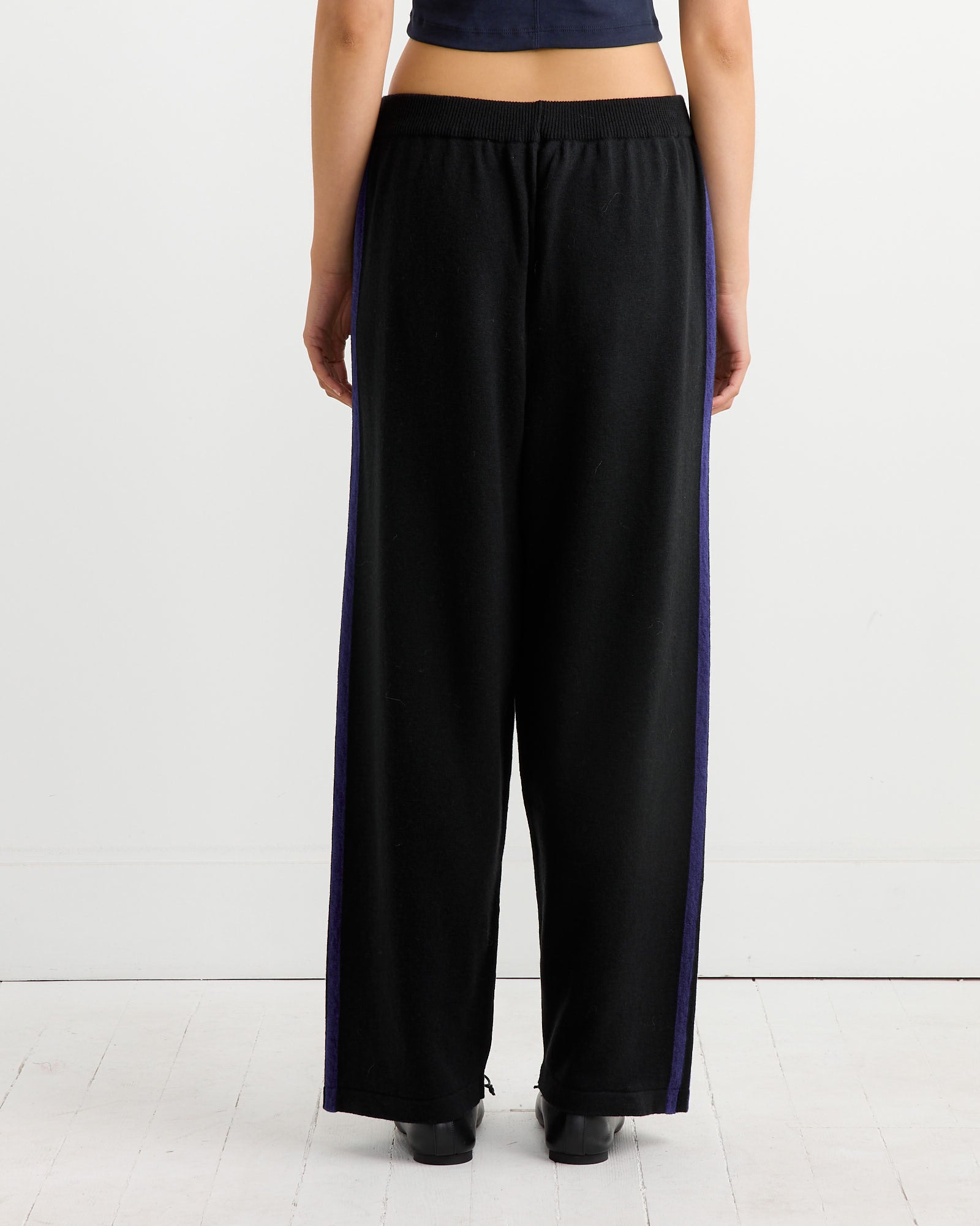 Merino Wool Pant in Black