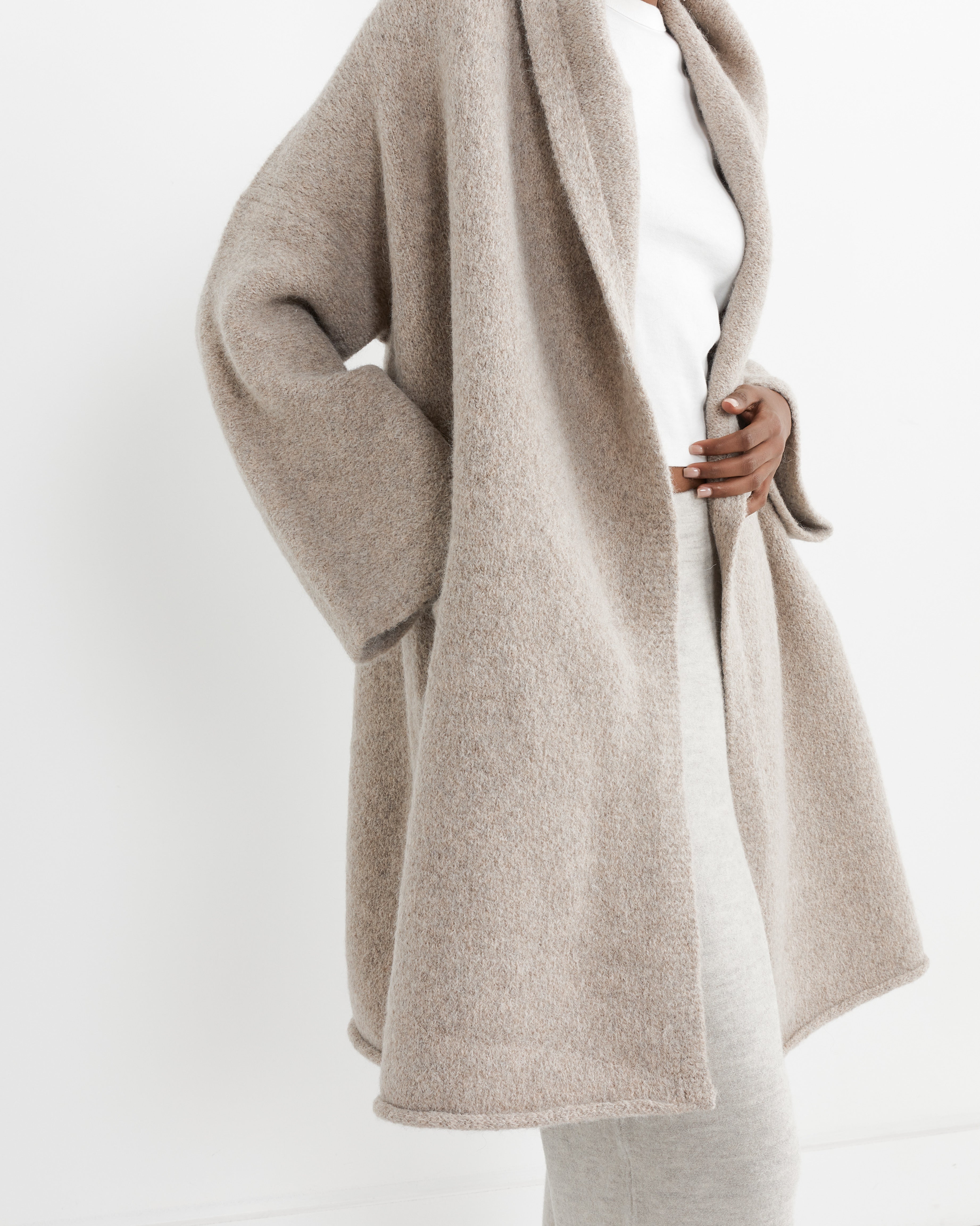 Capote Coat in Dust