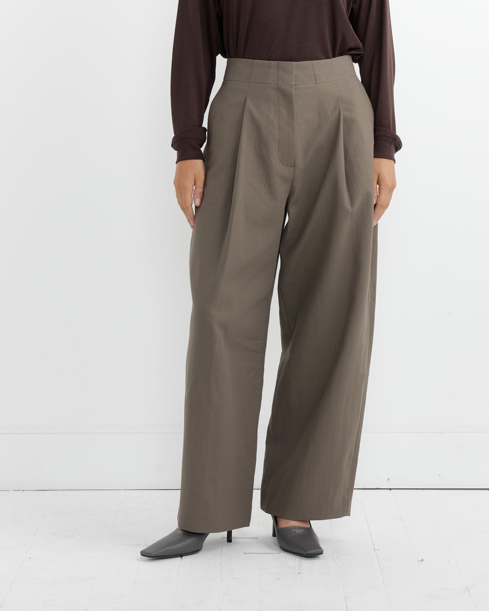 Studio Nicholson Ansell Pant Fossil - Fossil / 6 (262501)