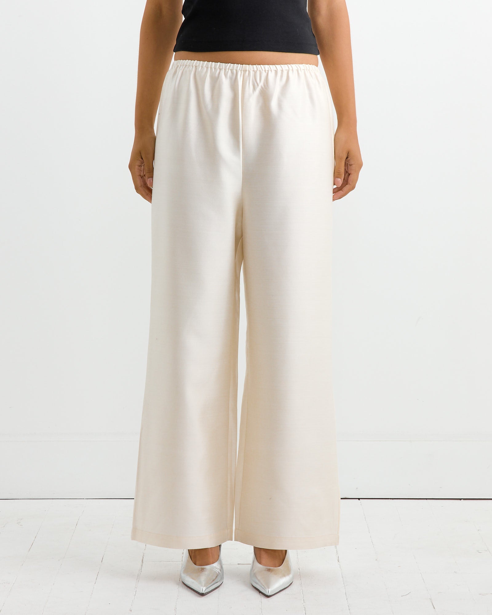 Pia Trouser in Ivory