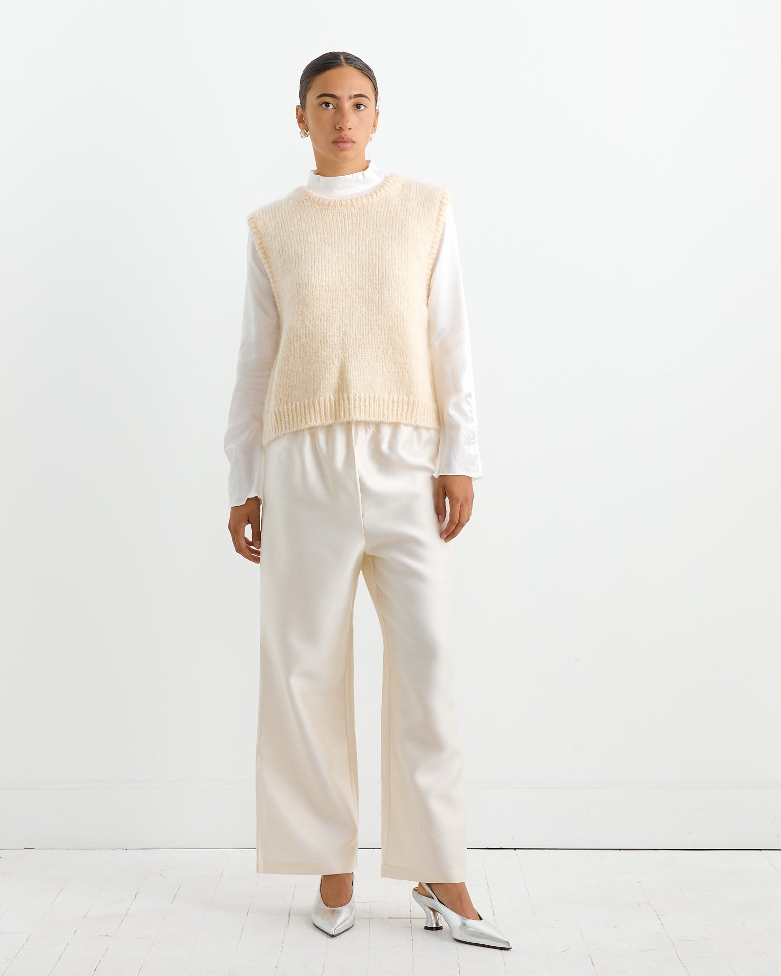 Pia Trouser in Ivory