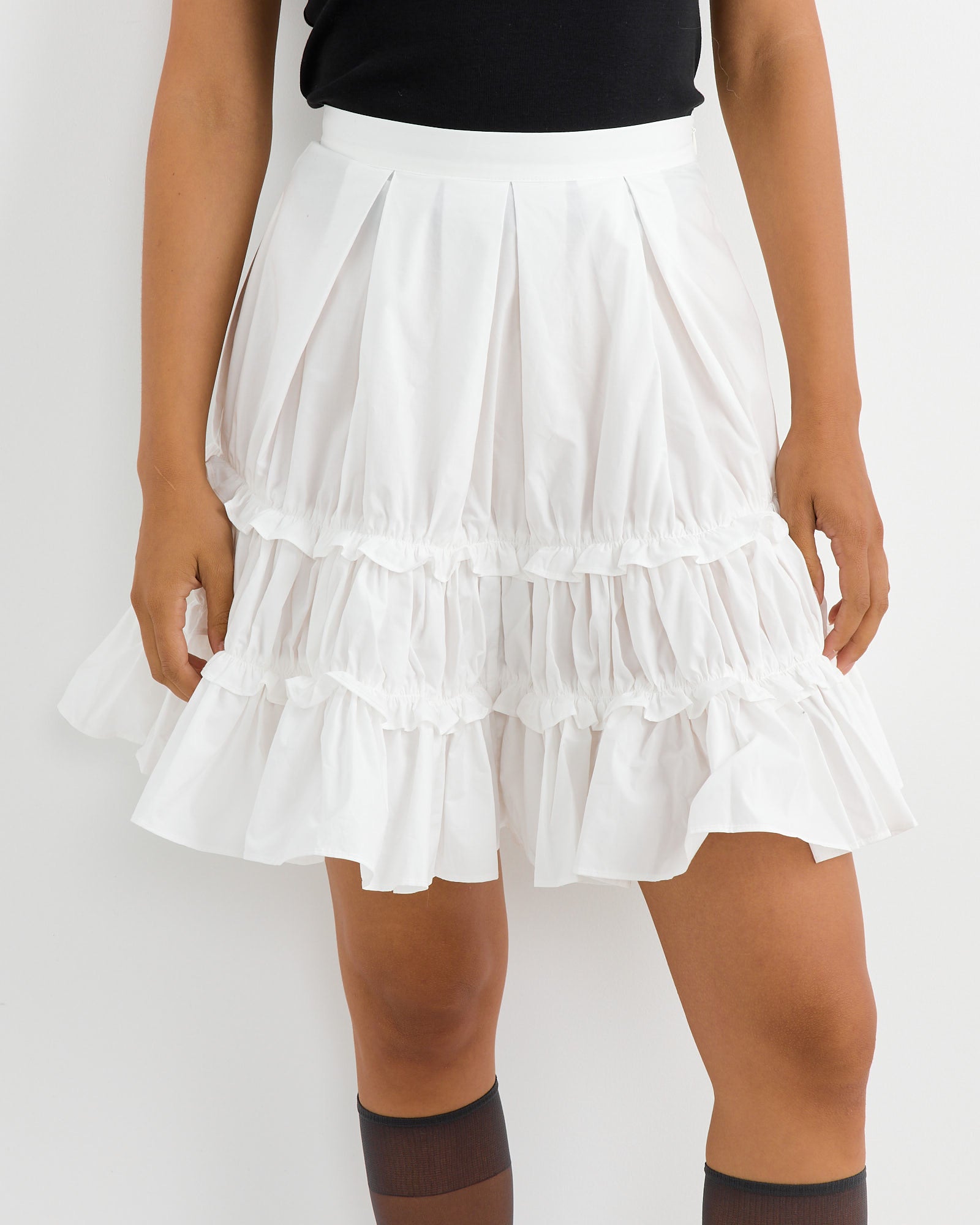 Mini Maud Skirt in Ivory