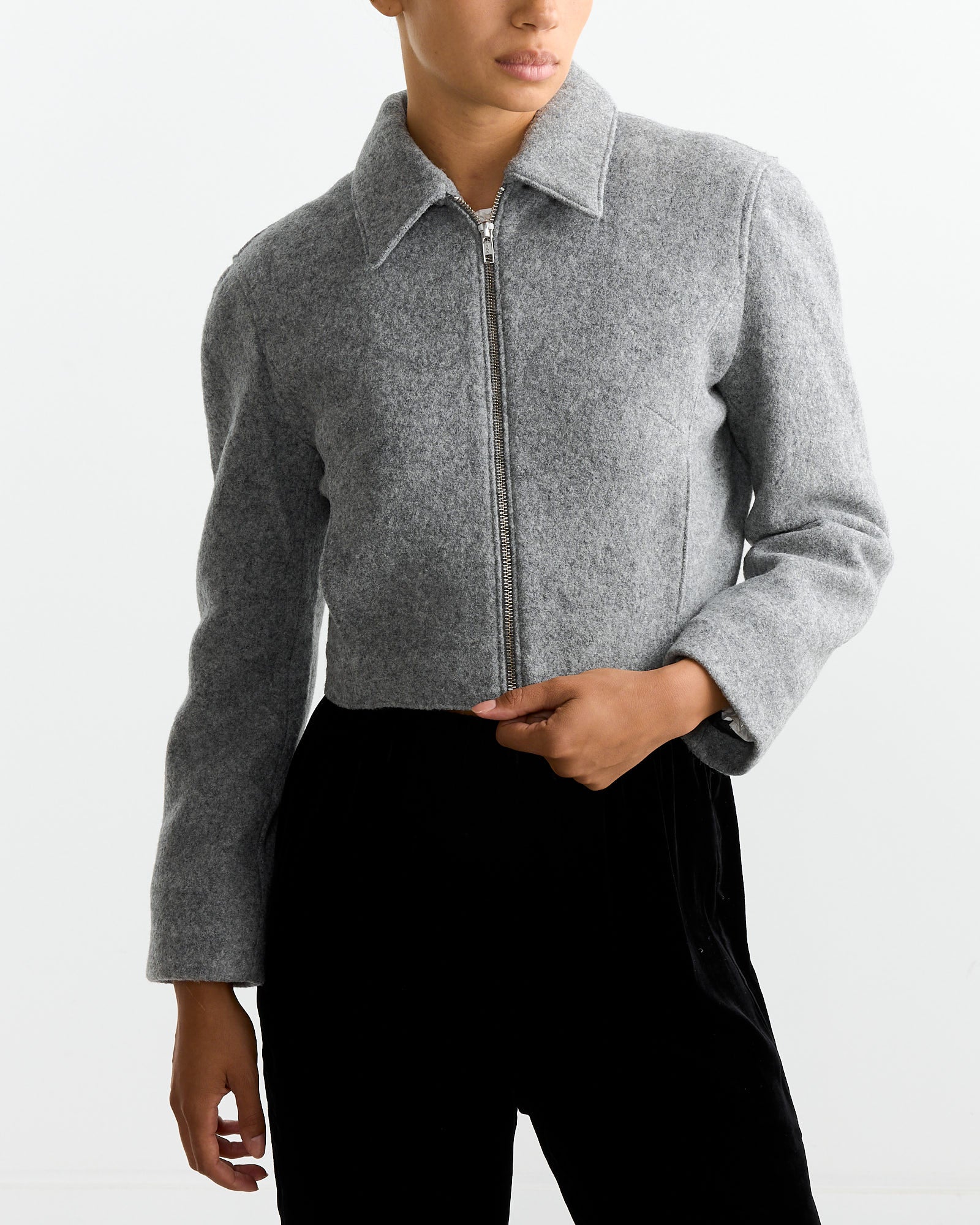 Alba Jacket in Grey