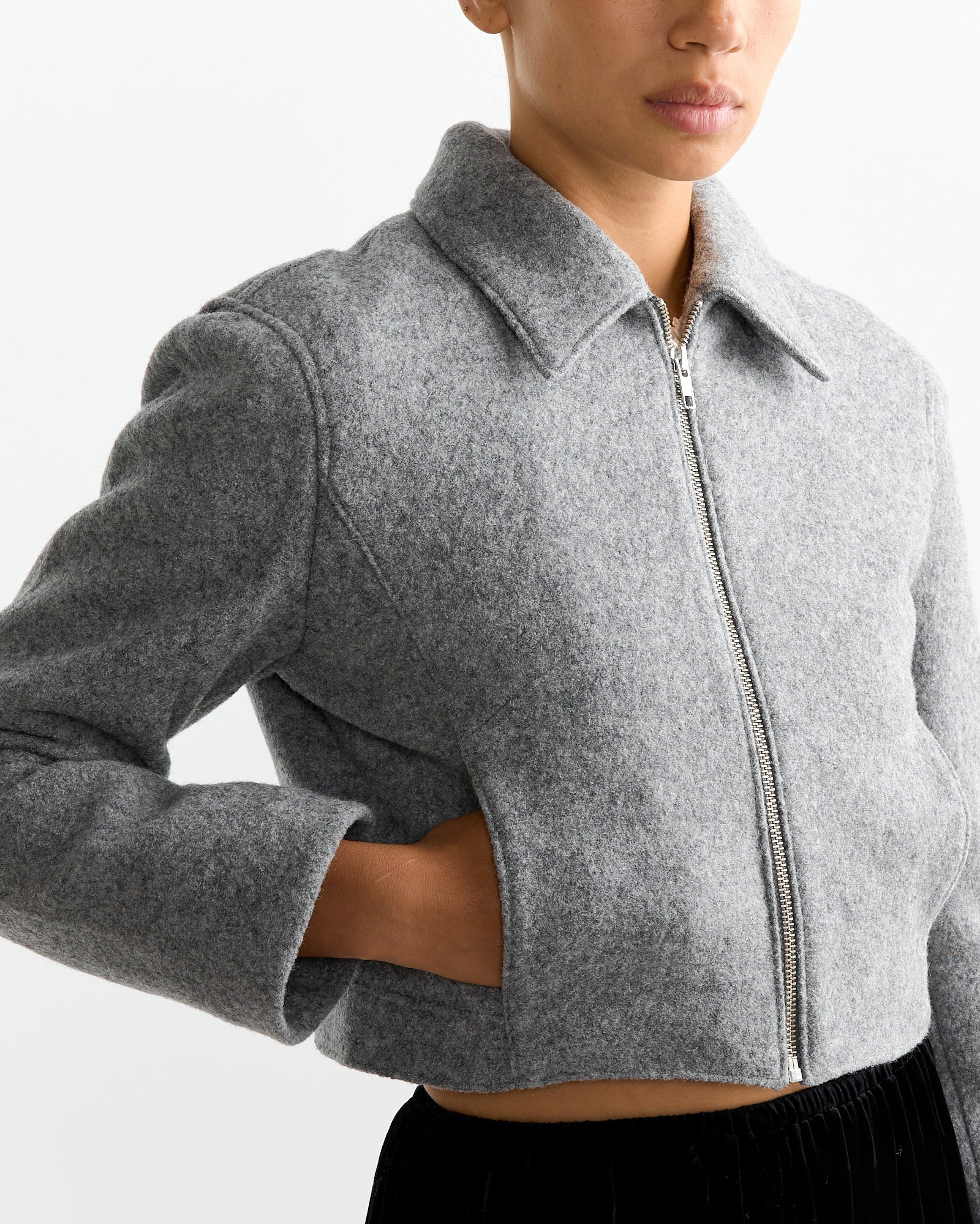 Alba Jacket in Grey