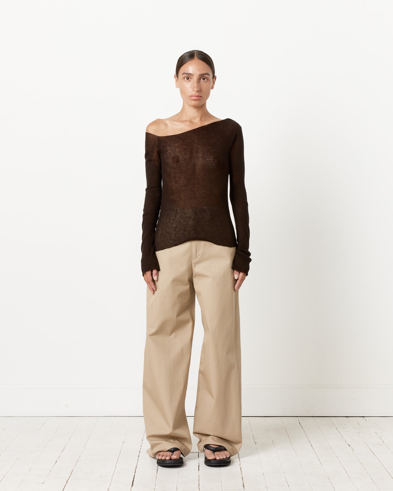 Paloma Wool Yucca Top Brown - Brown / S (262627)