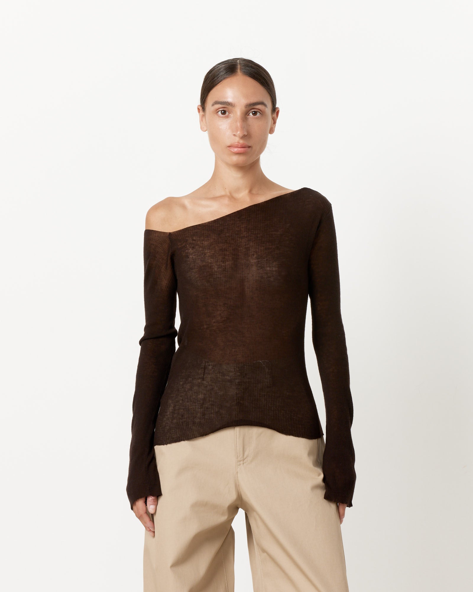 Paloma Wool Yucca Top Brown - Brown / S (262627)