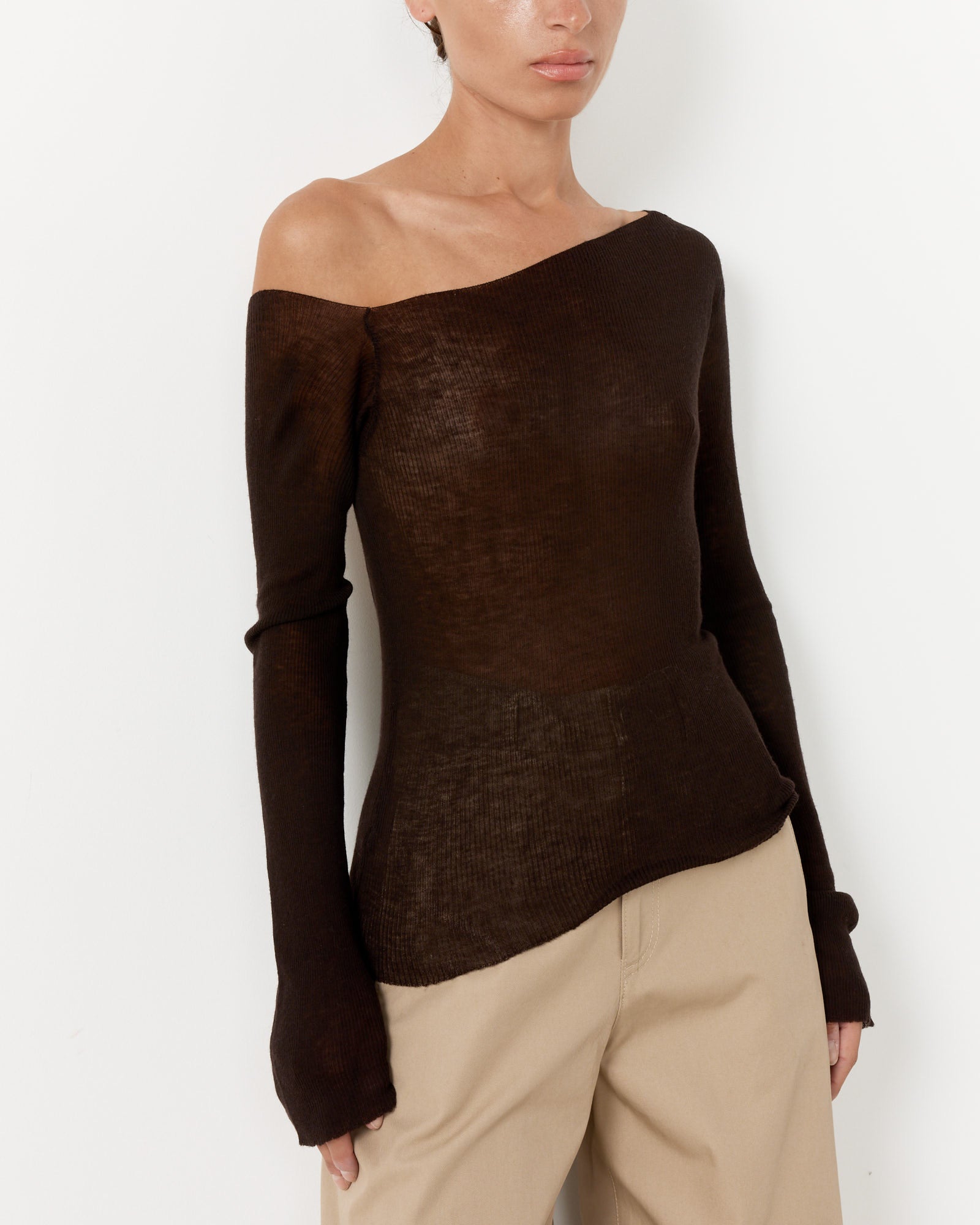 Paloma Wool Yucca Top Brown - Brown / S (262627)