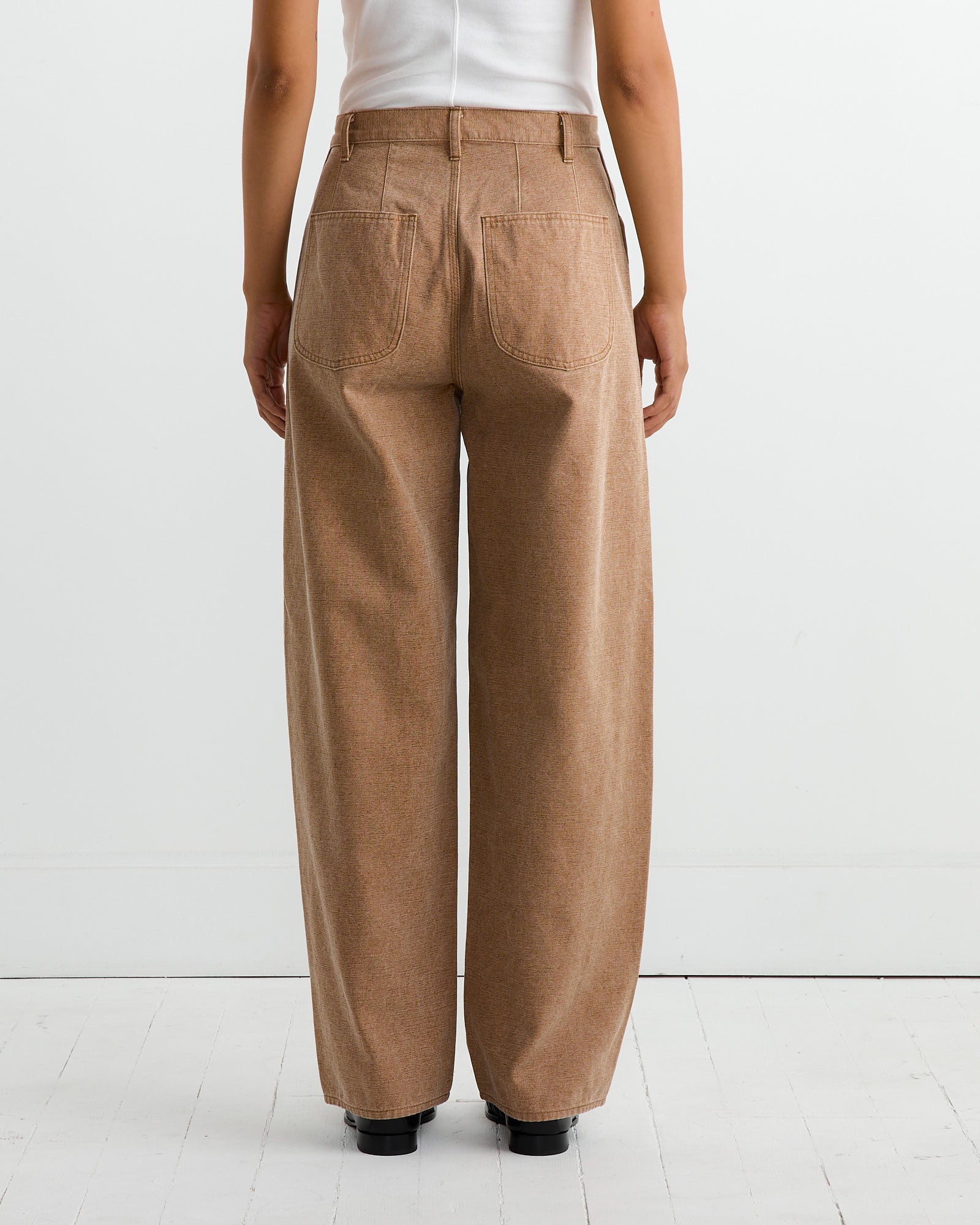 Auralee Canvas Pant Light Brown - Light Brown / 1 (262661)