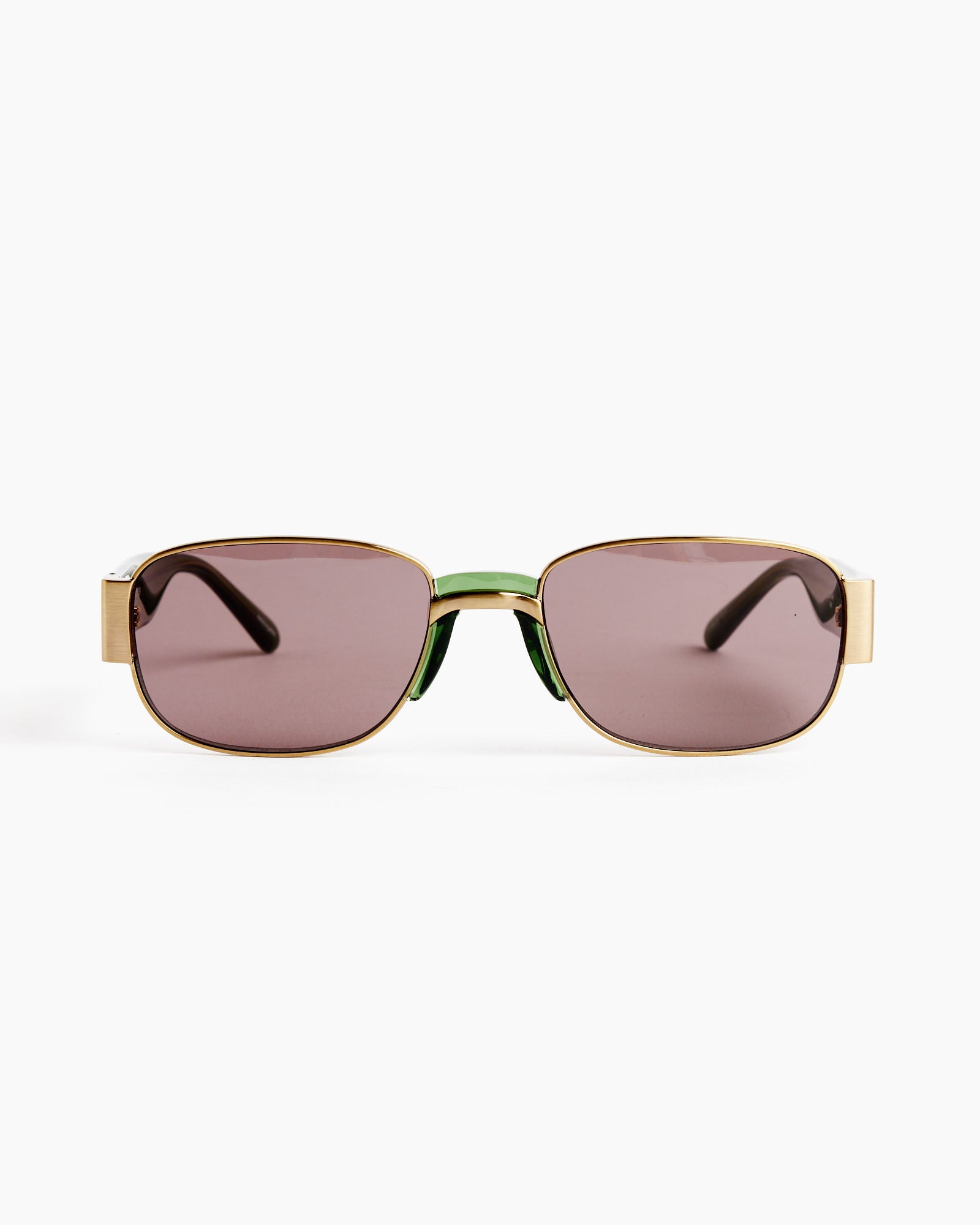 196 Sunglasses in C4 Antique Gold/Green/Brown