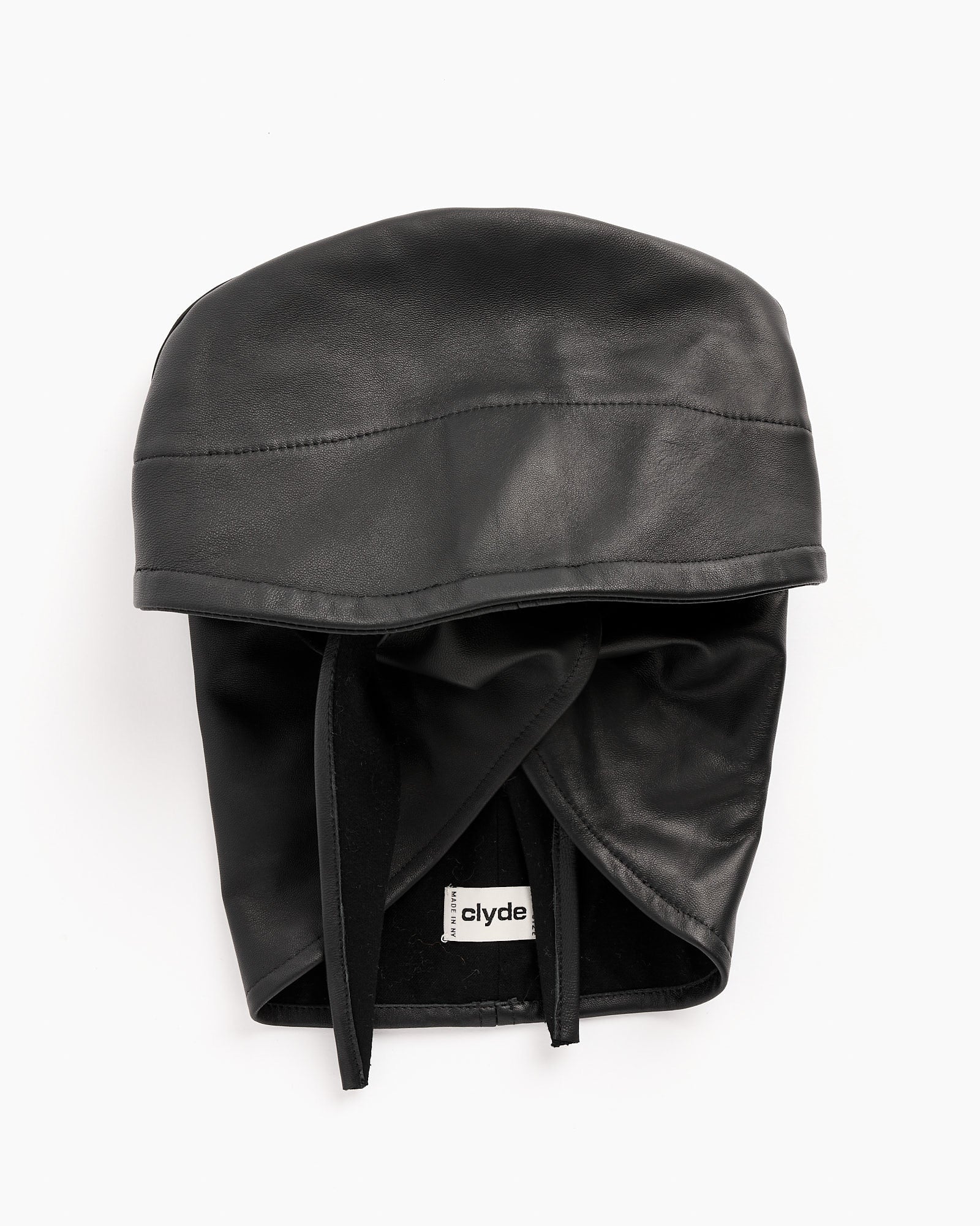 Lambskin Bonnet in Black