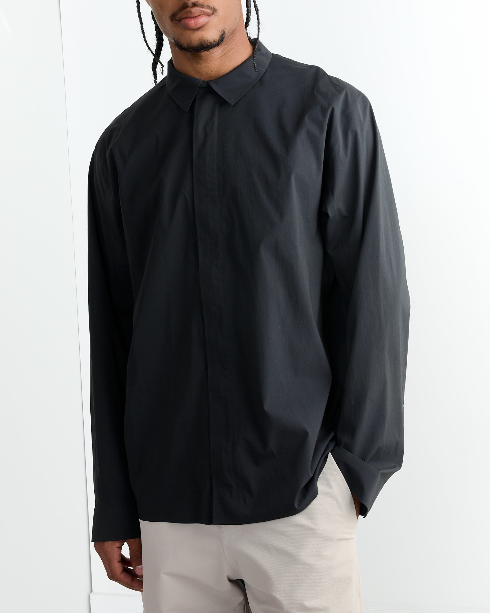 Veilance Metry L/S Shirt Black - Black / L (263017)